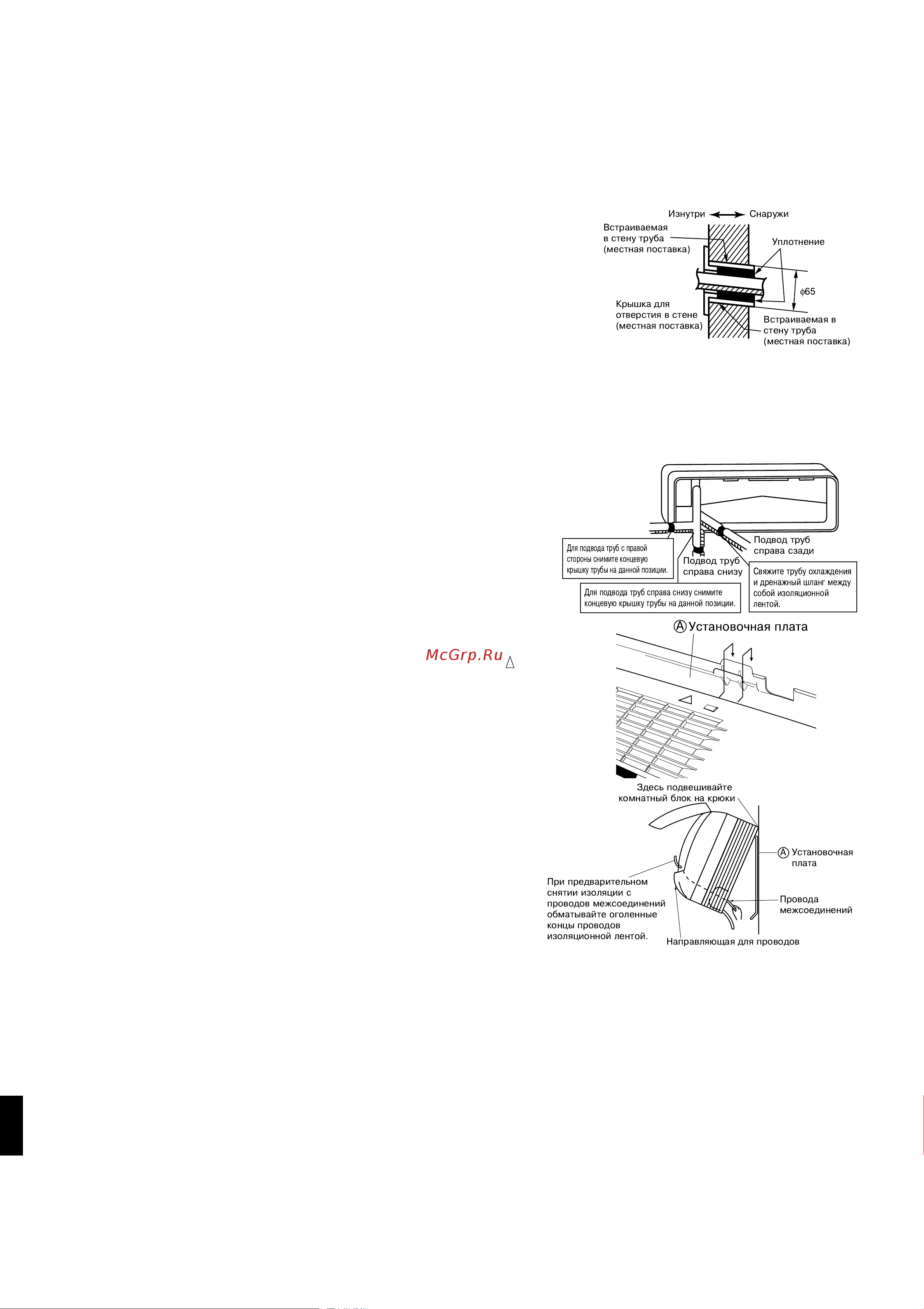 Daikin FTXS25D3VML [8/14] Монтаж êомнатноãо блоêа