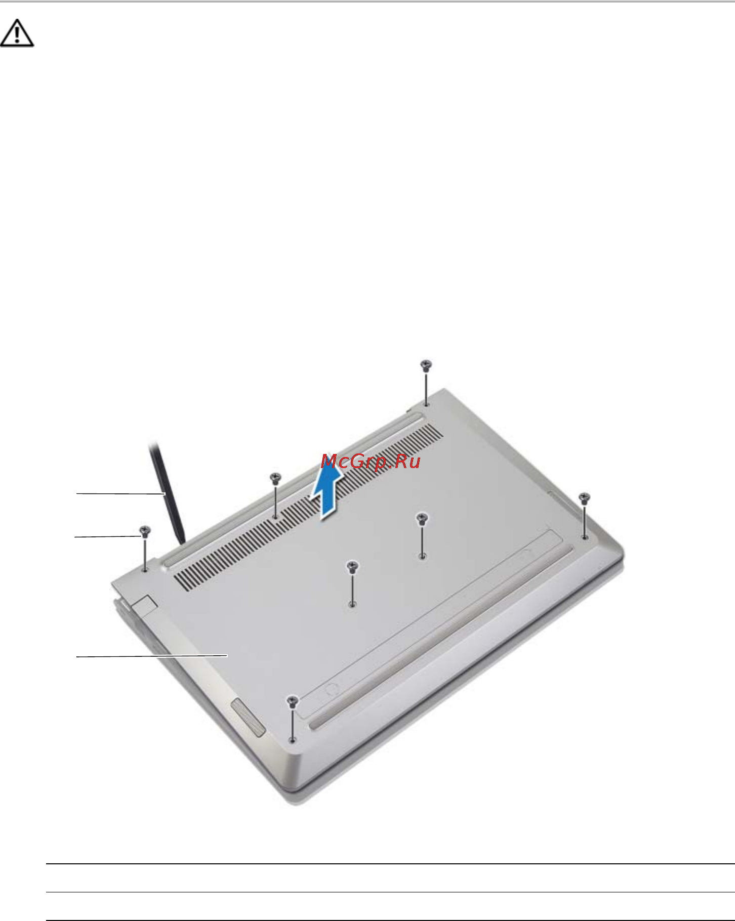 Dell Inspiron 3137 /3137-6485/ [10/49] Снятие нижней крышки