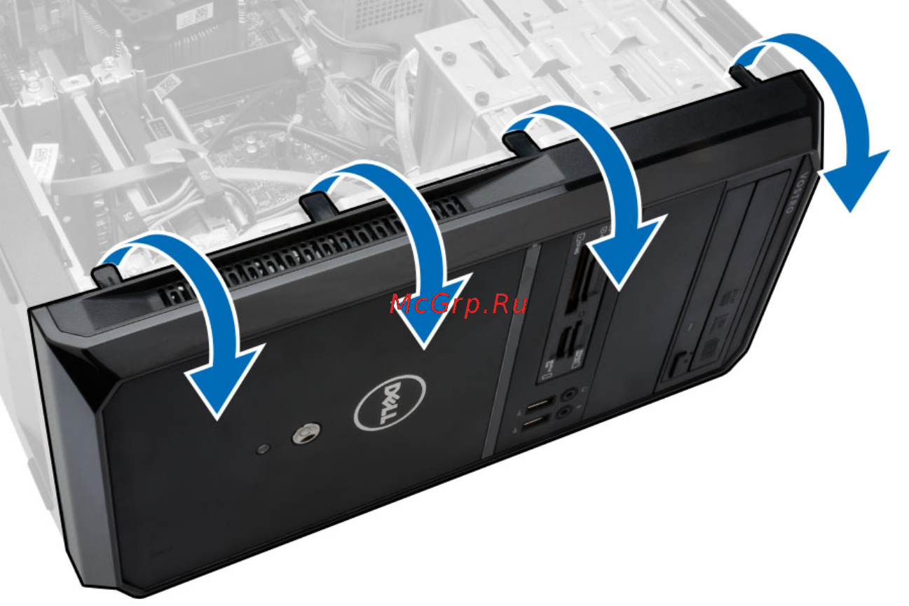 Dell Vostro MT 3900-8345 [10/40] Установка лицевой панели