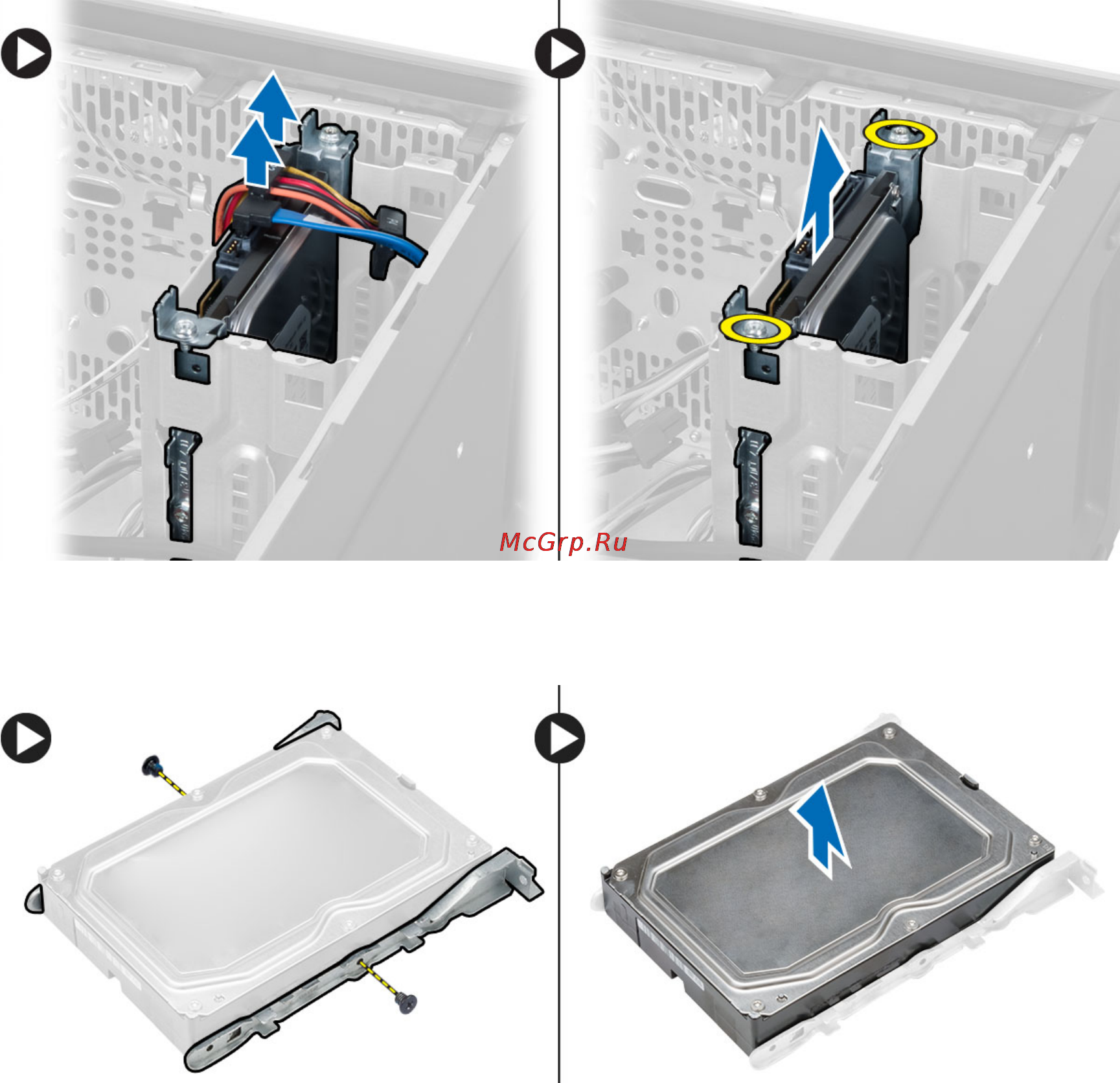 Dell Vostro MT 3900-8345 [11/40] Установка жесткого диска
