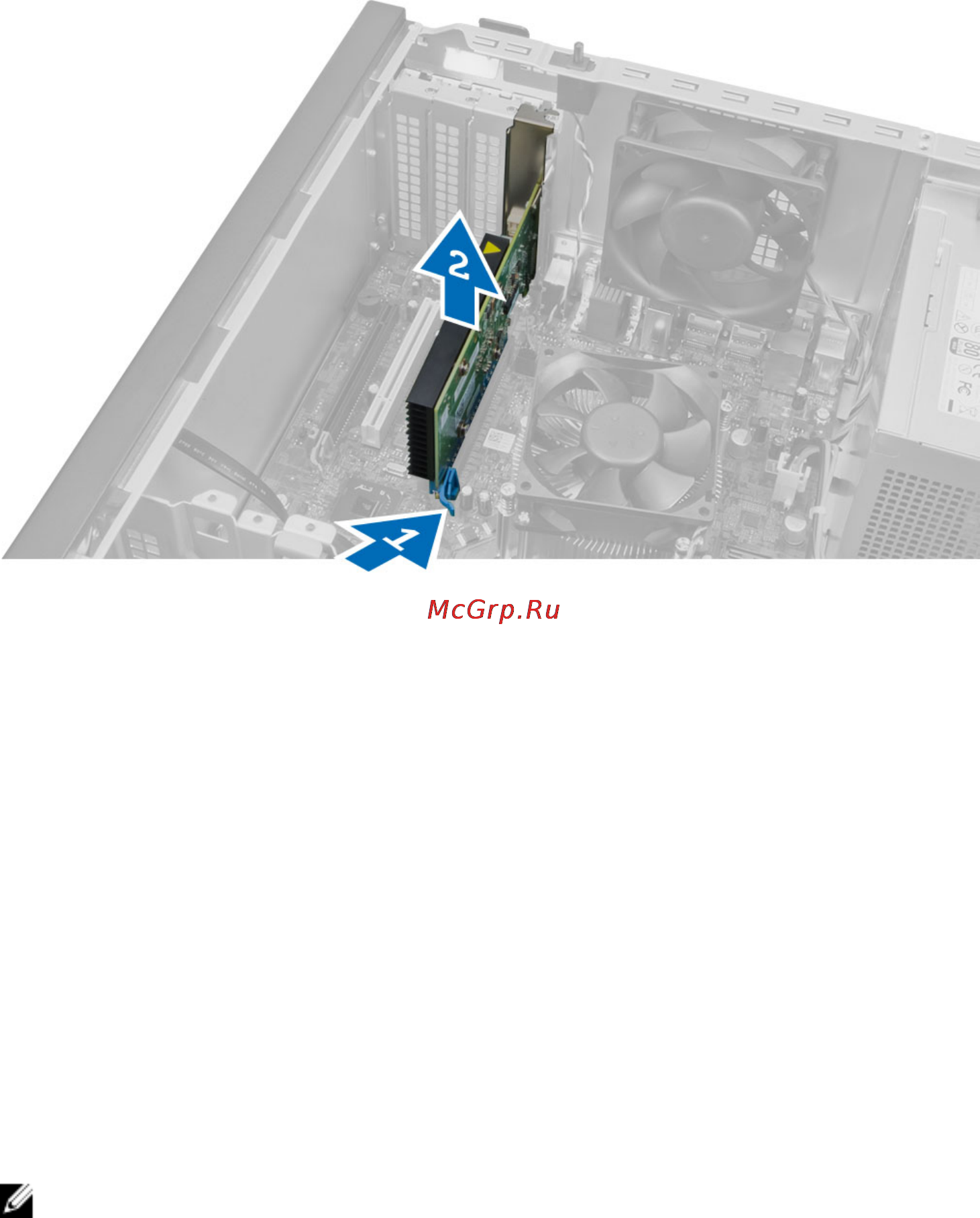 Dell Optiplex 7020 MT 7020-4491 [13/64] Установка платы расширения