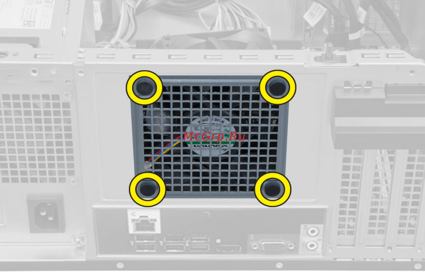 Dell Optiplex MT 3020-1871 [24/65] Установка вентилятора корпуса