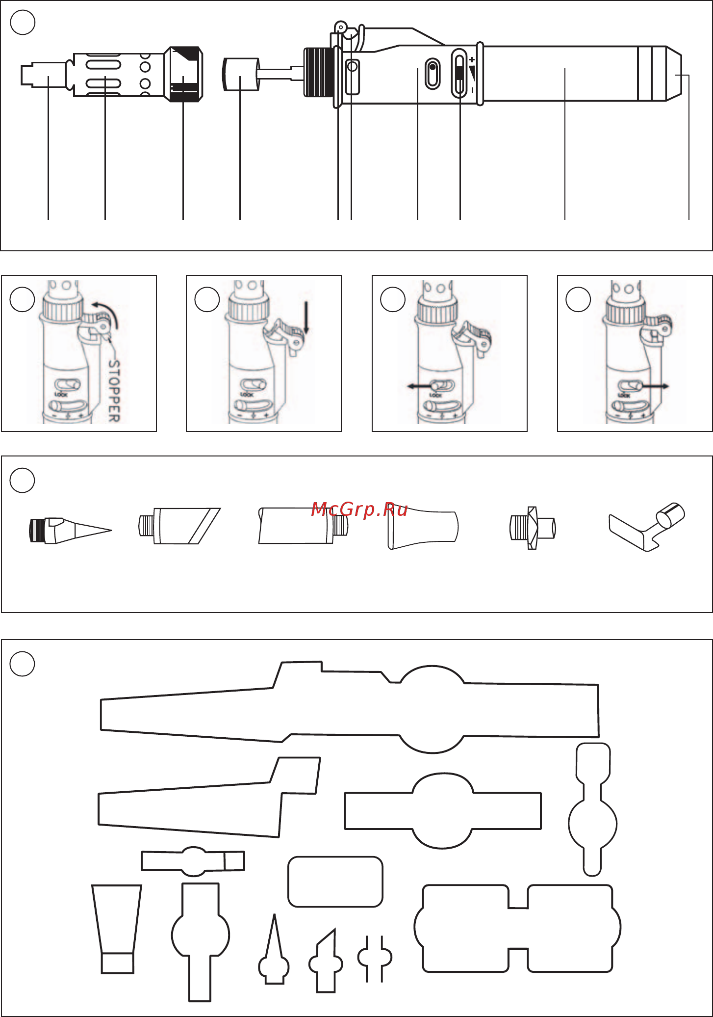 Dremel Versatip 2000-6 [2/80] A b c d e f g h i j