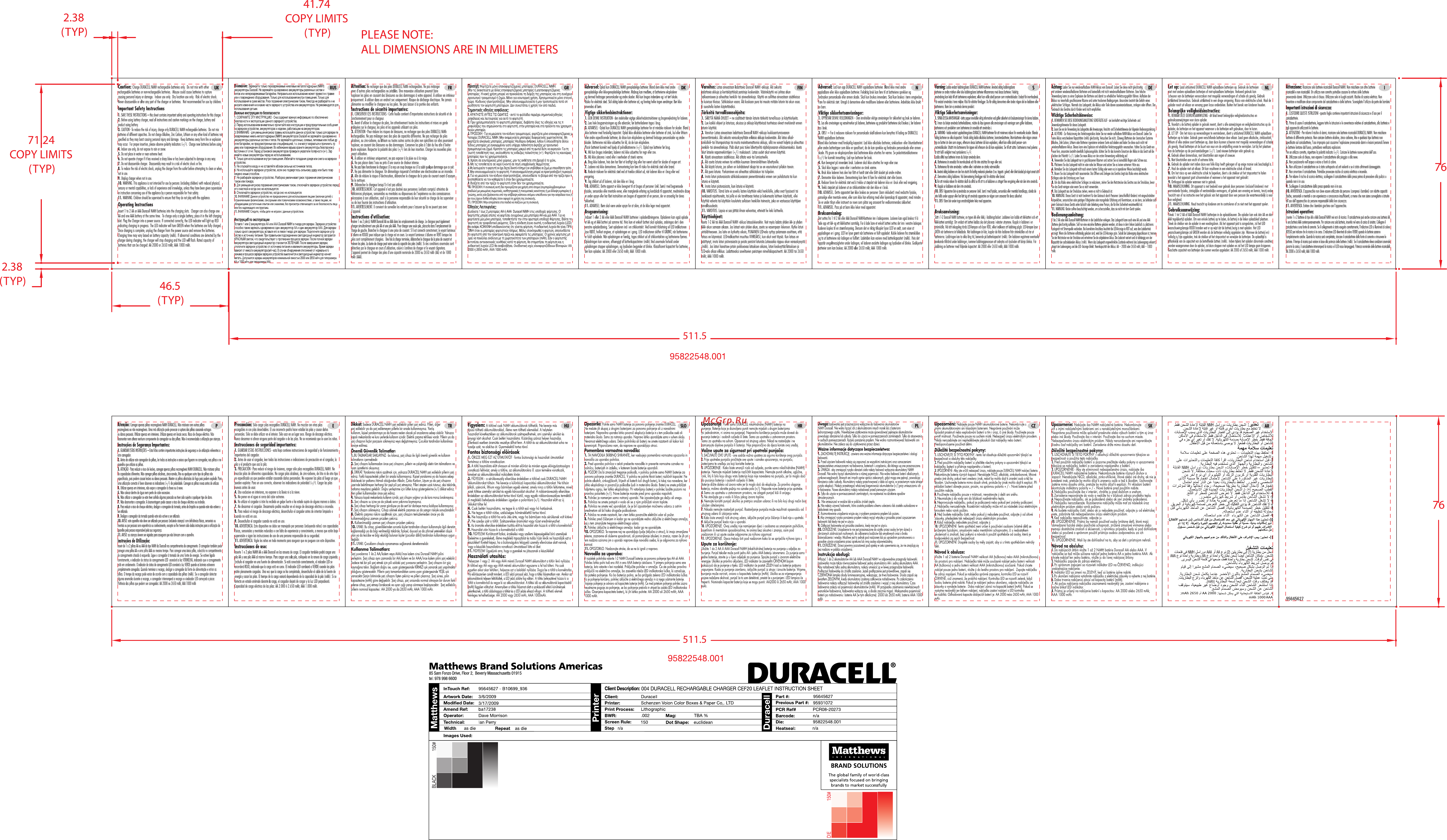 Duracell CEF20+AA2650 Инструкция по эксплуатации онлайн