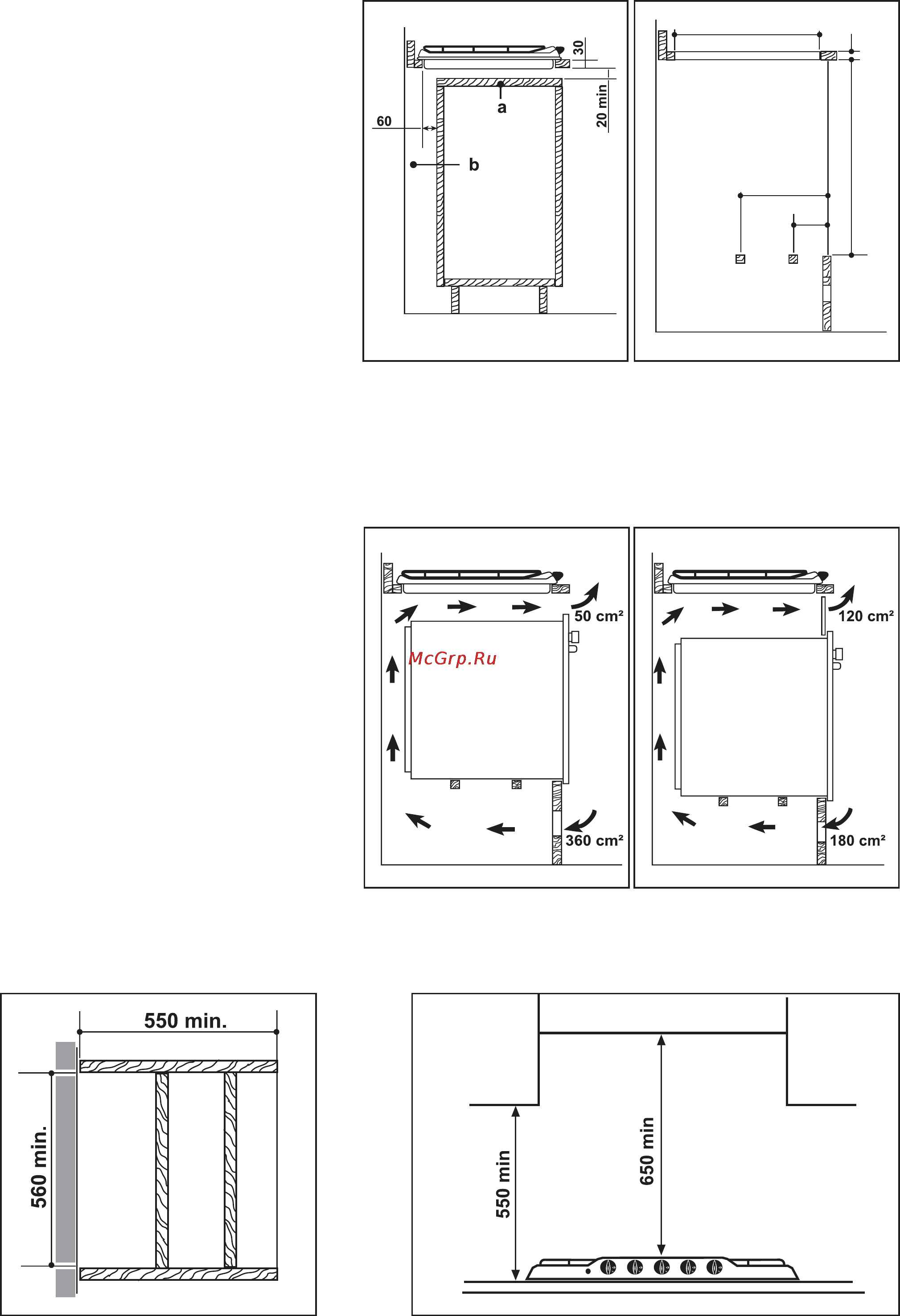 Electrolux EHG7762 X [12/12] Возможности встраивания