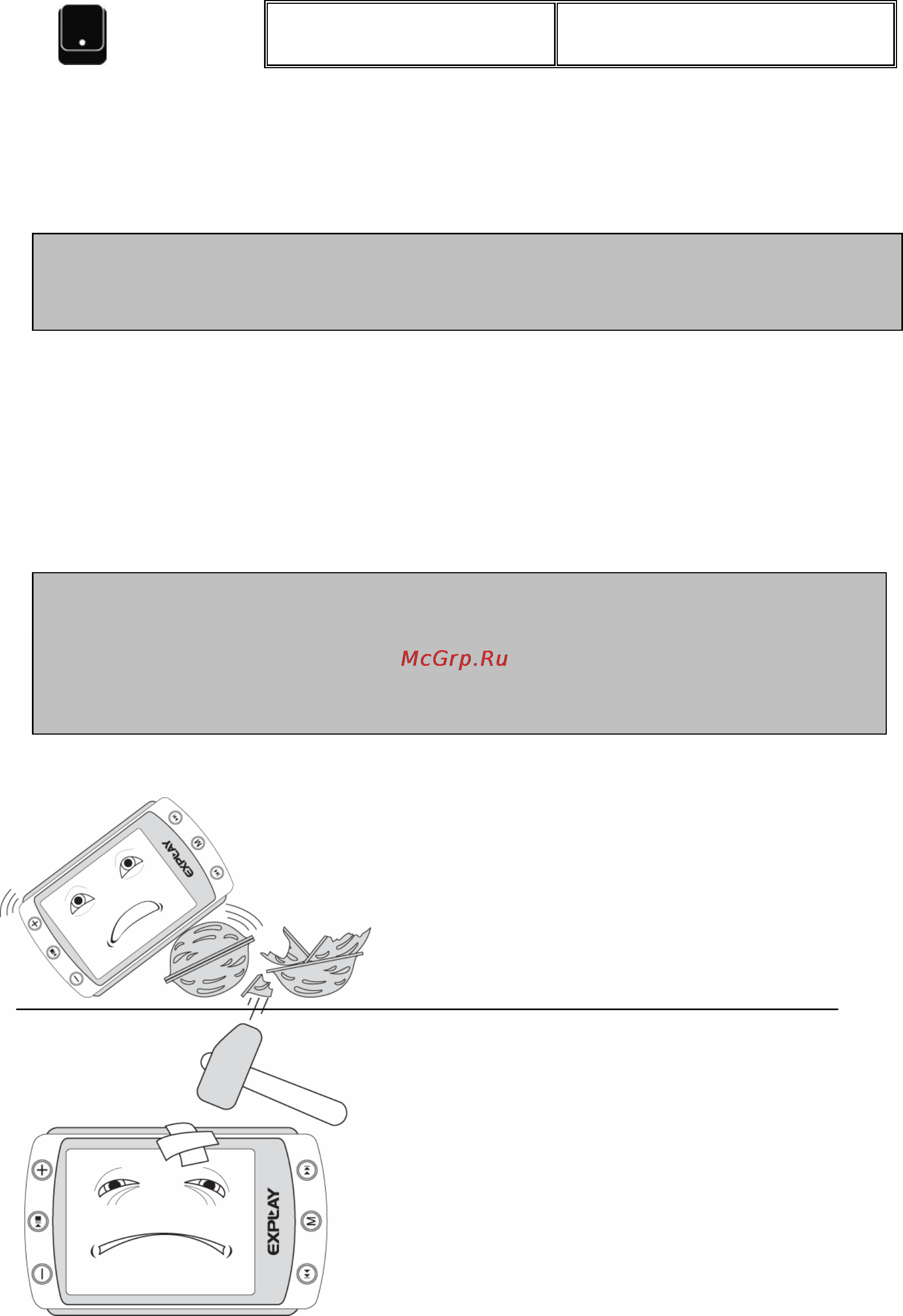 Explay C320 (2Gb) [24/27] Предостережения