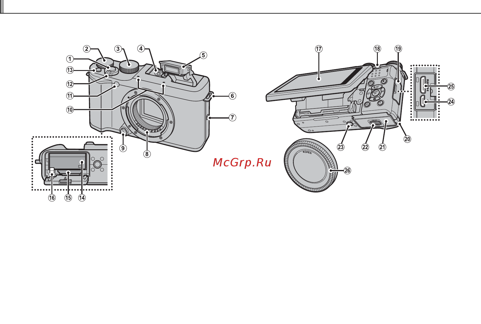 Fujifilm X-A2 Kit White [18/152] Части фотокамеры части фотокамеры