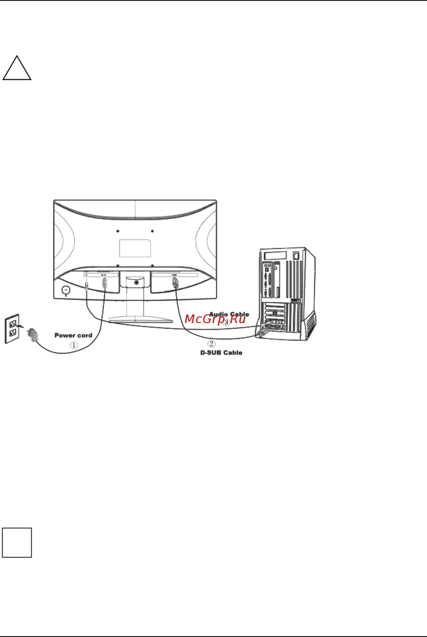 Fujitsu L20T-2 LED [9/15] Подключение монитора