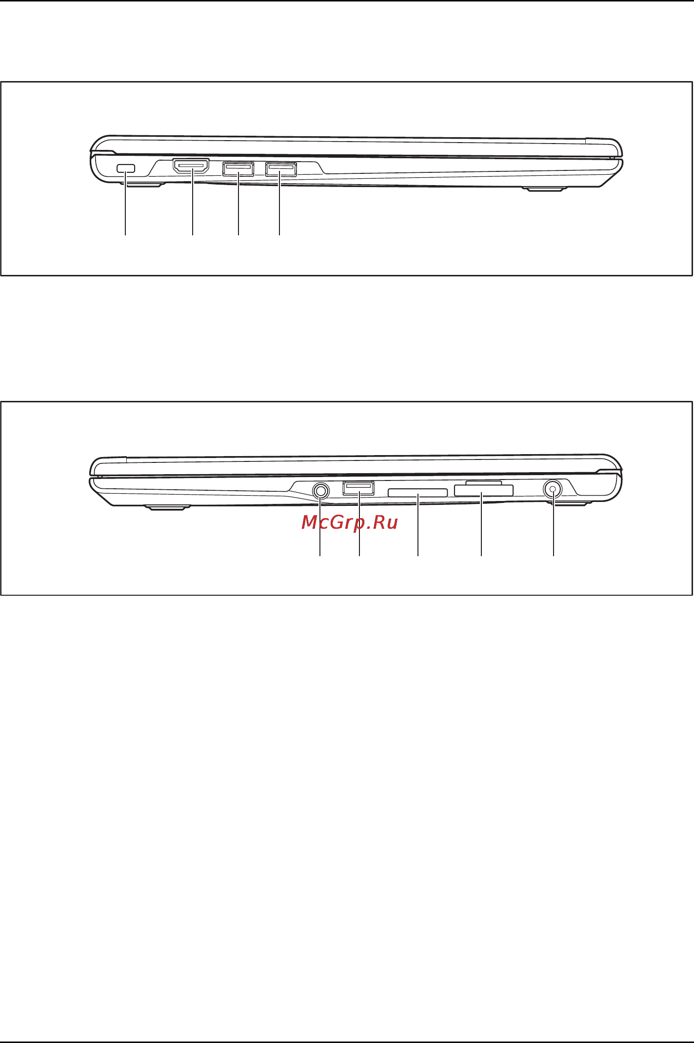 Fujitsu LIFEBOOK U574 (U5740M27A2RU) [15/75] Правая сторона