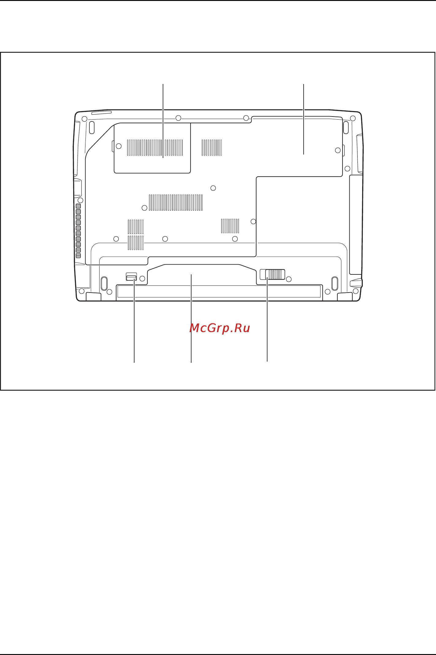 Fujitsu LIFEBOOK AH544 (VFY:AH544M25A2RU) [16/87] Нижняя сторона