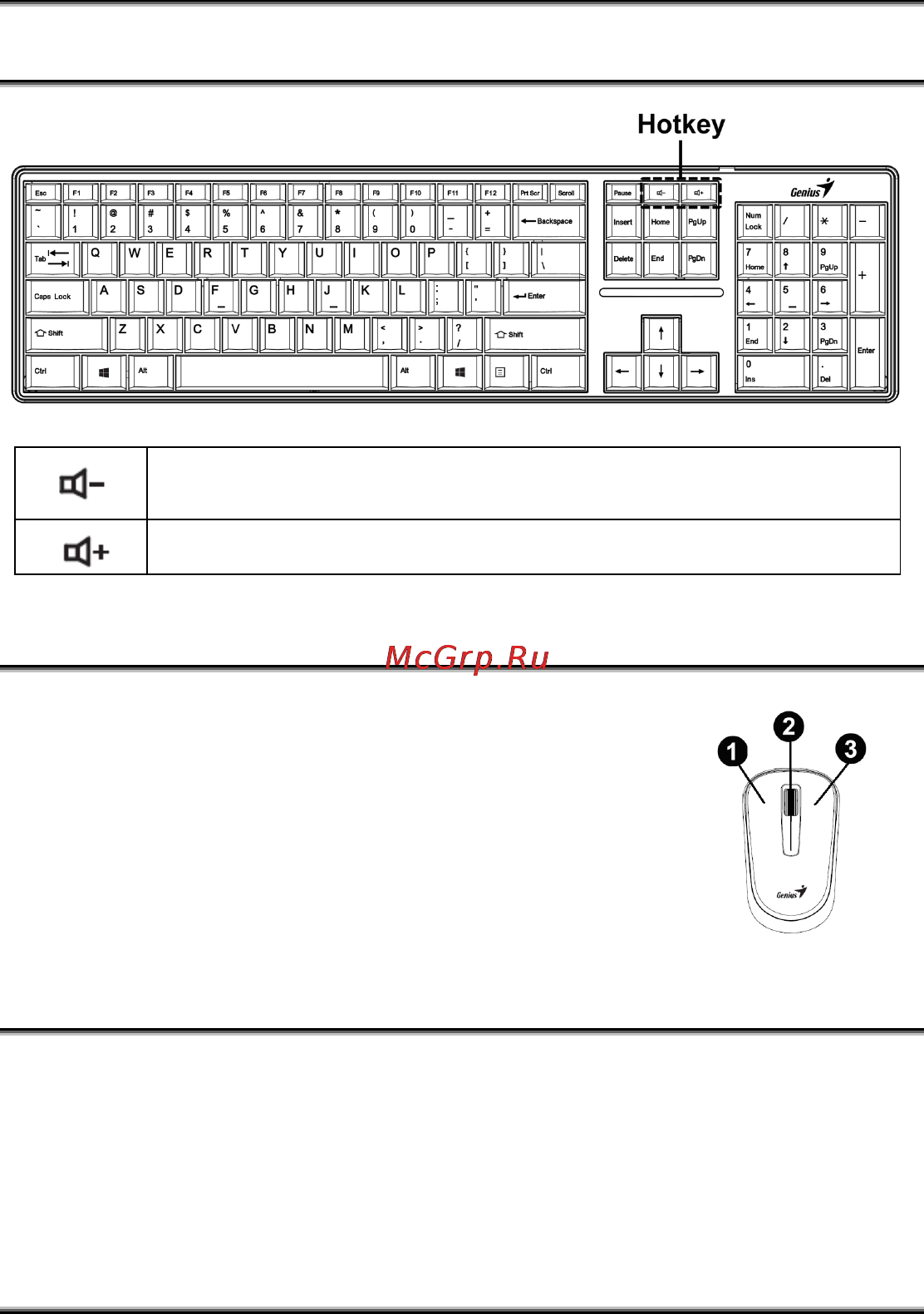 Genius SlimStar 8000ME [2/3] Клавиши