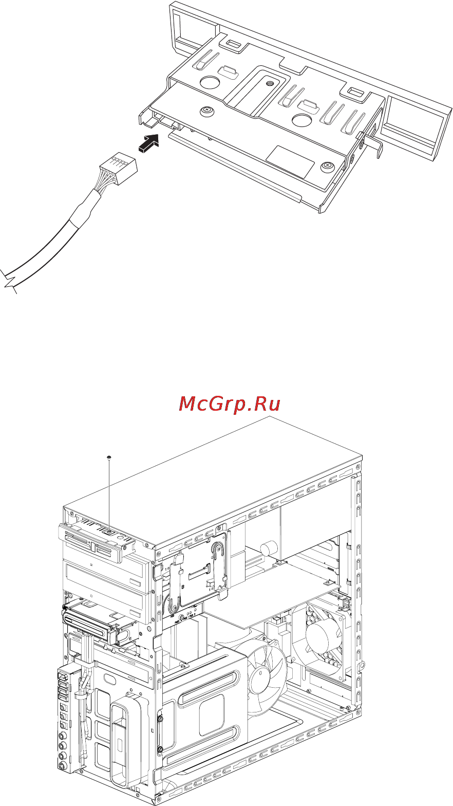 HP Pavilion m9160ru [20/162] Добавление или замена считывателя карт памяти