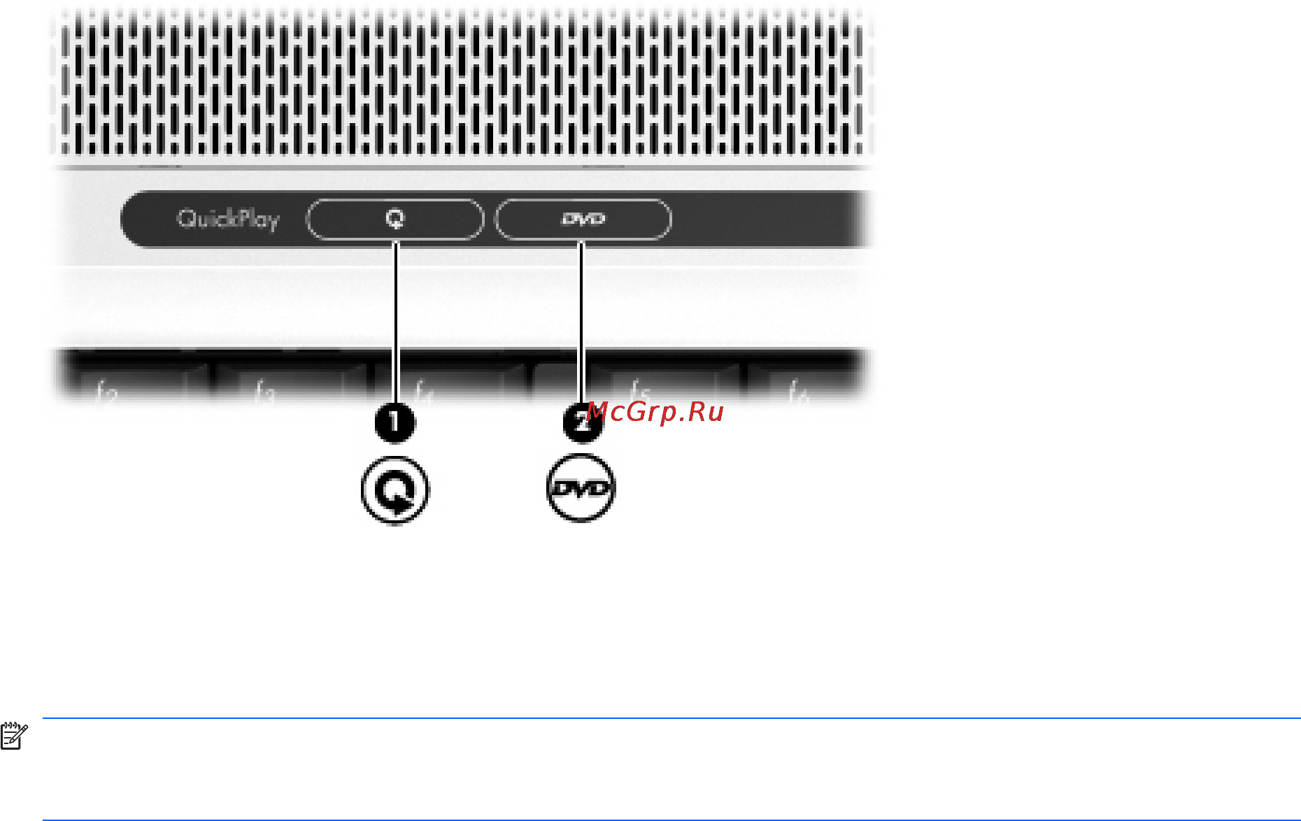 HP Pavilion dv 9790 er [268/286] Использование кнопок быстрого запуска