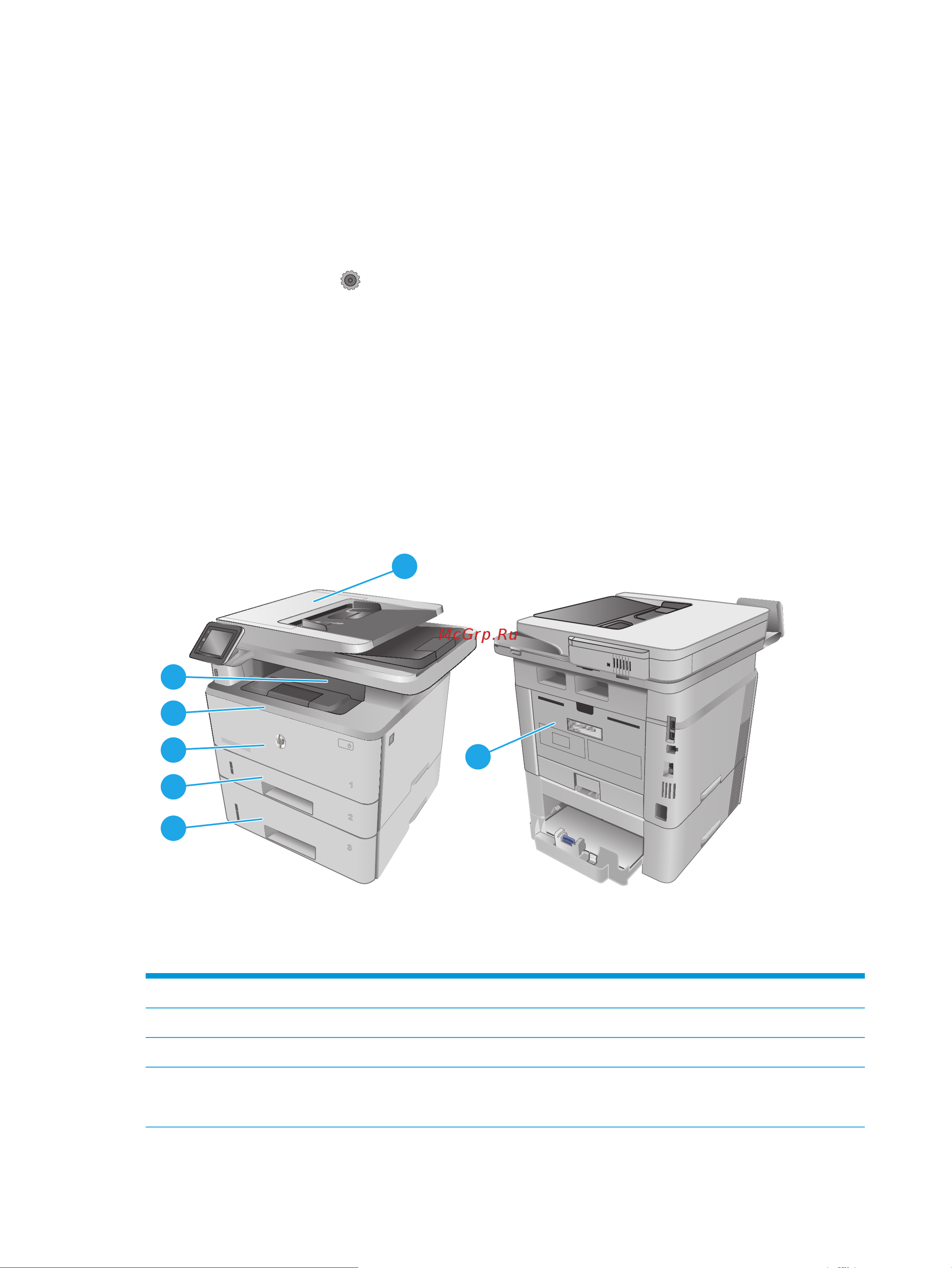HP LaserJet Pro M426fdn (F6W17A) [144/194] Места возникновения замятий бумаги