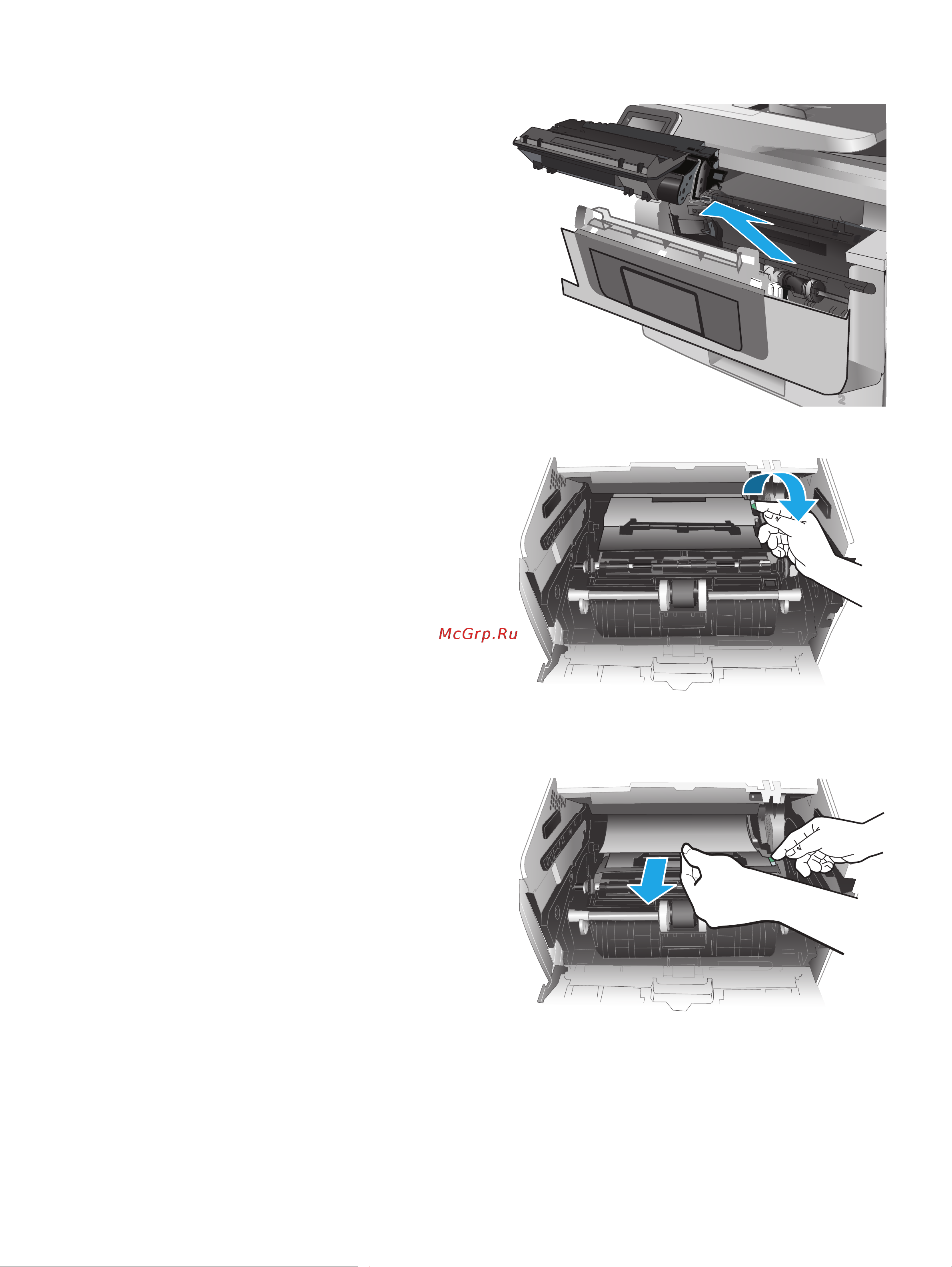 HP LaserJet Pro M426fdn (F6W17A) [151/194] Ruww устранение замятий бумаги 139