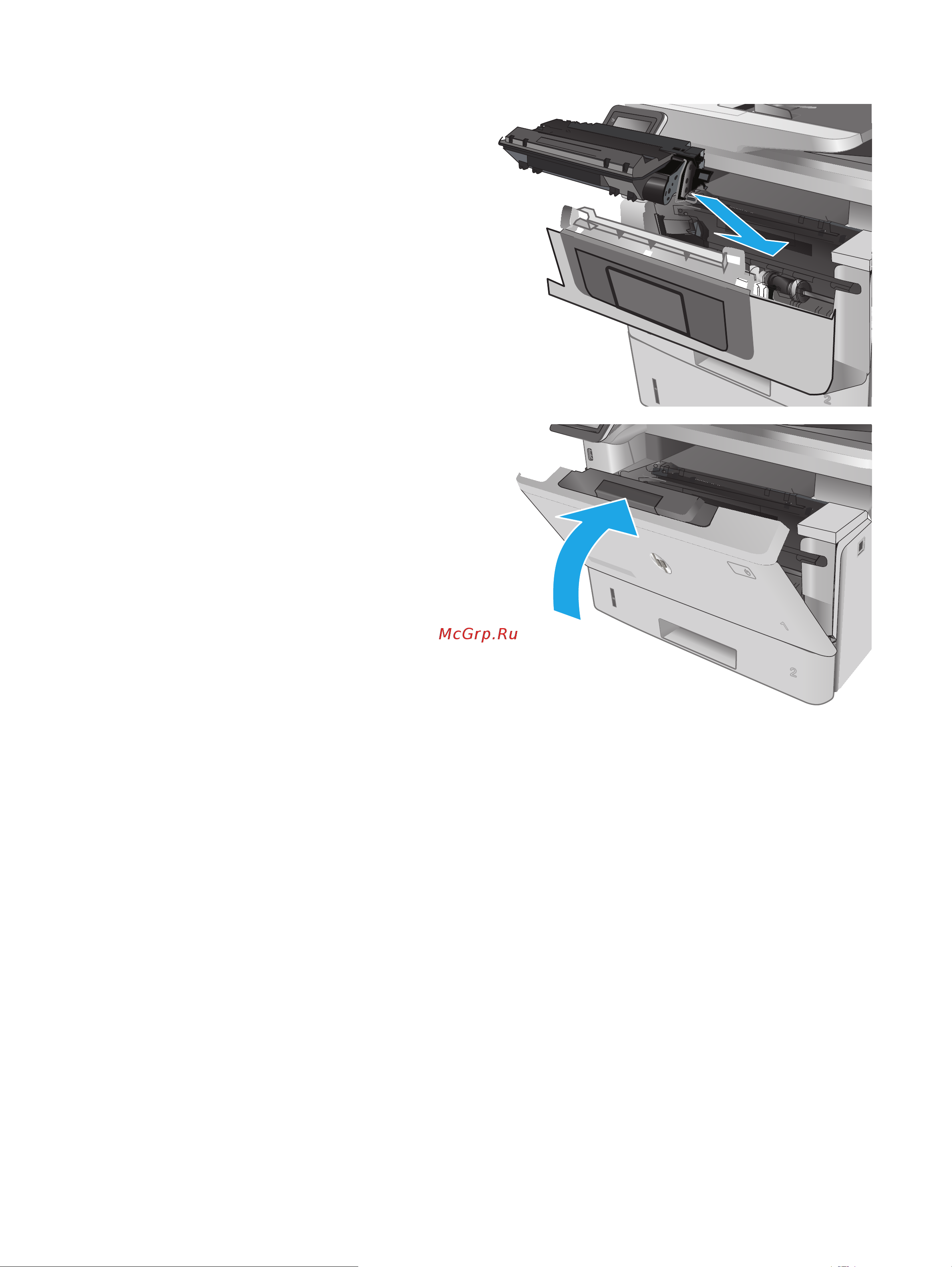 HP LaserJet Pro M426fdn (F6W17A) [152/194] Устранение замятий бумаги в лотке 3