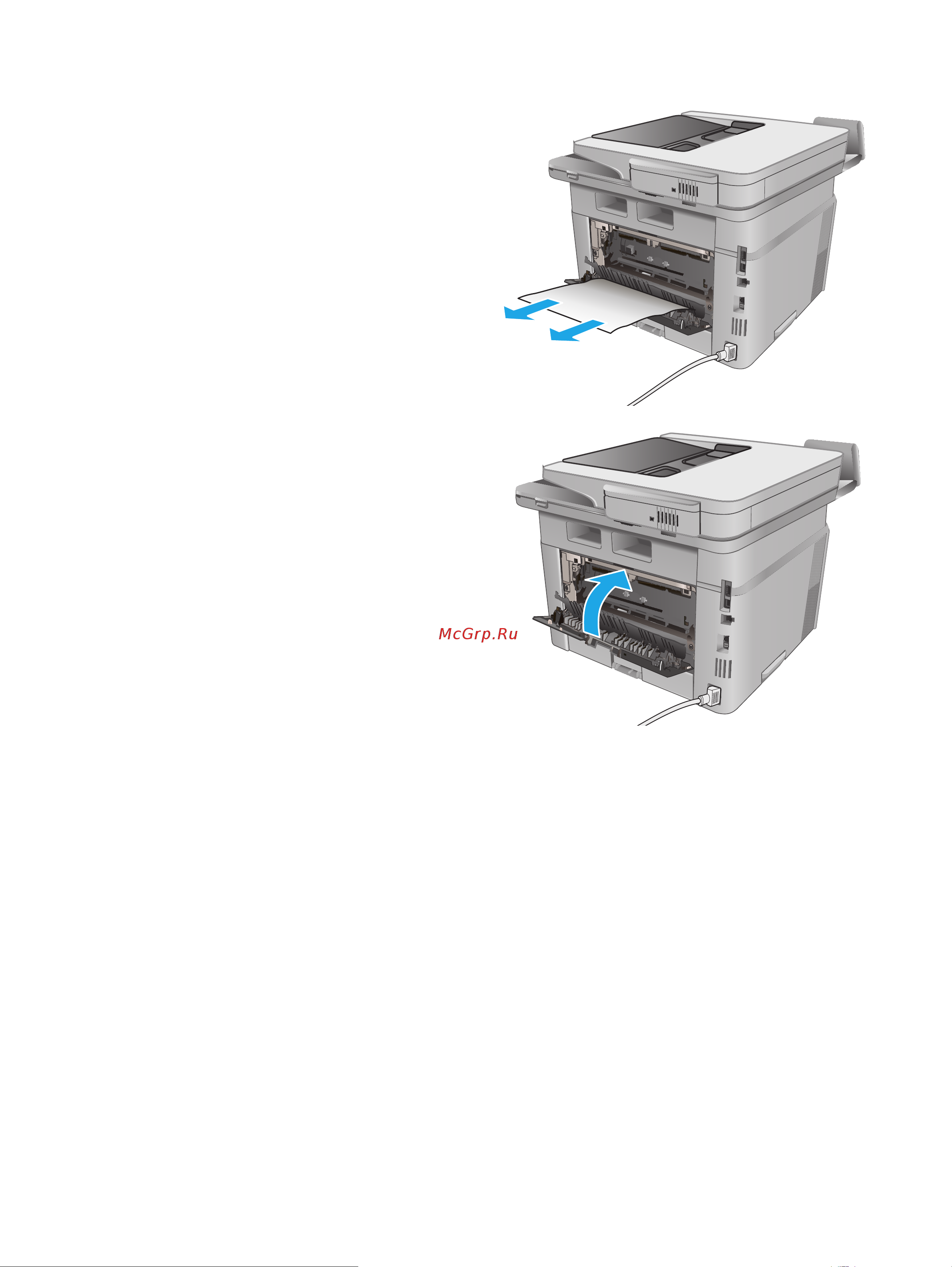 HP LaserJet Pro M426fdn (F6W17A) [162/194] Устранение замятий в дуплексере