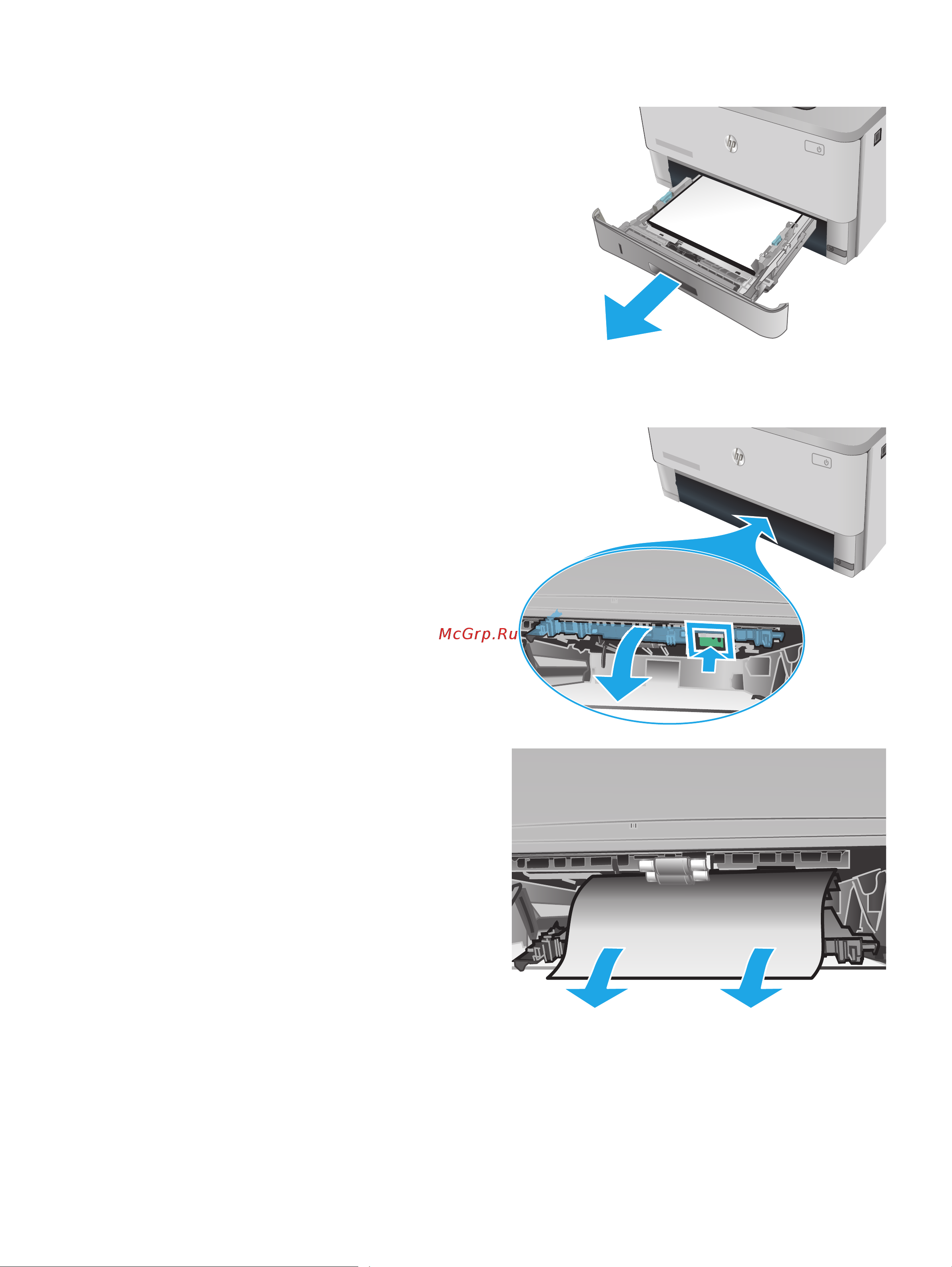 HP LaserJet Pro M426fdn (F6W17A) [163/194] Ruww устранение замятий бумаги 151