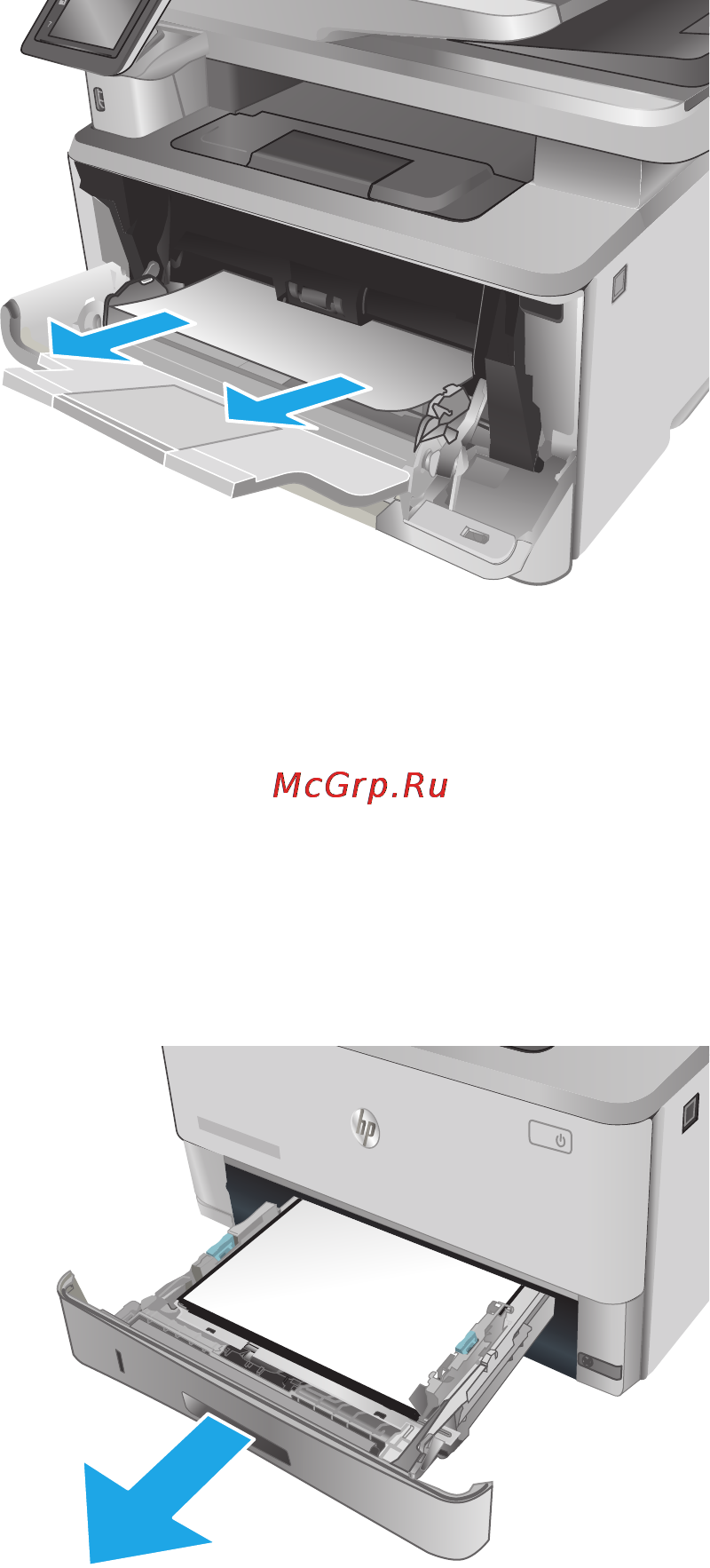 HP LaserJet Pro MFP M426fdw [148/194] Устранение замятий бумаги в лотке 2