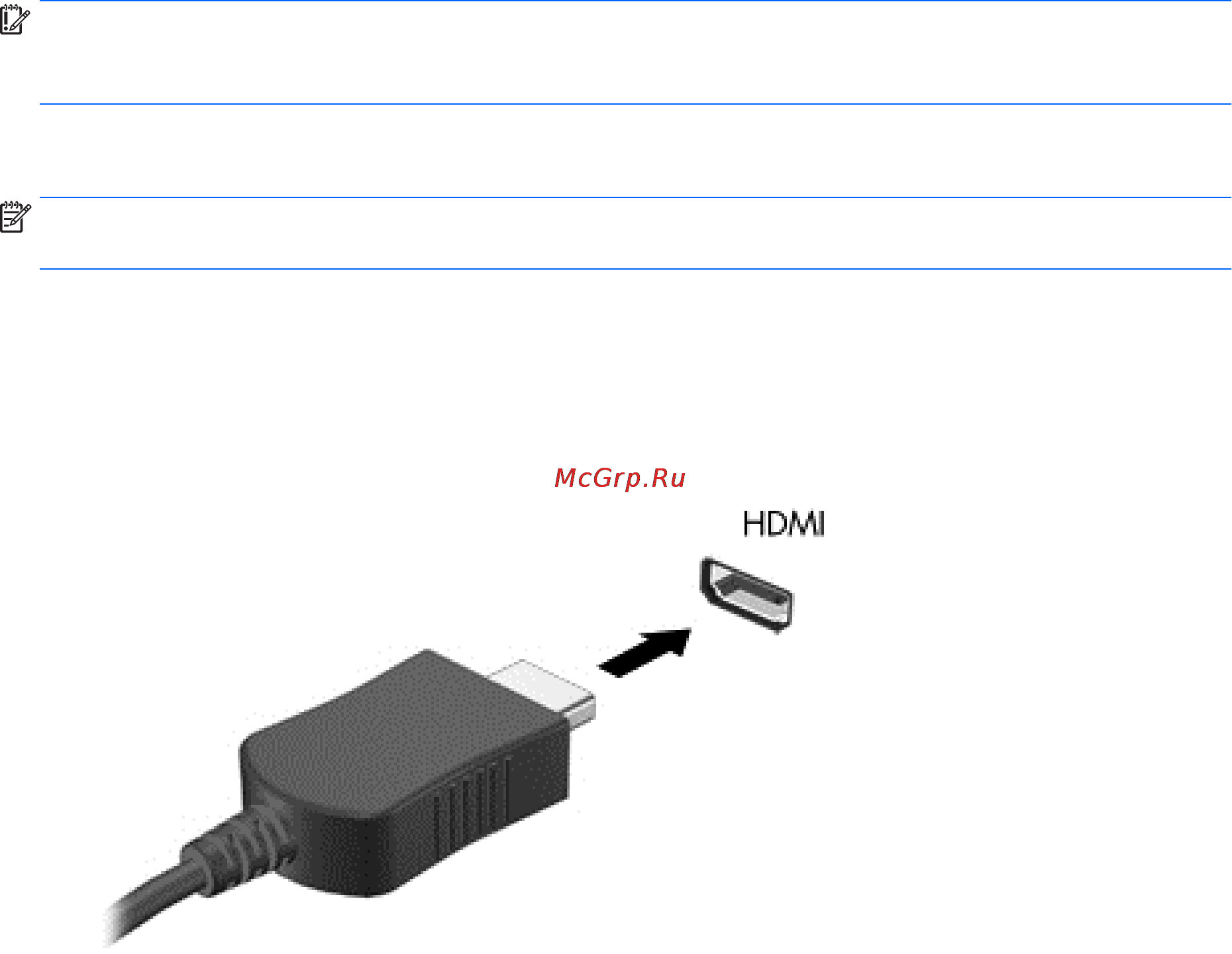 HP 13-a251ur L1S08EA [37/81] Подключение видеоустройств с помощью кабеля hdmi