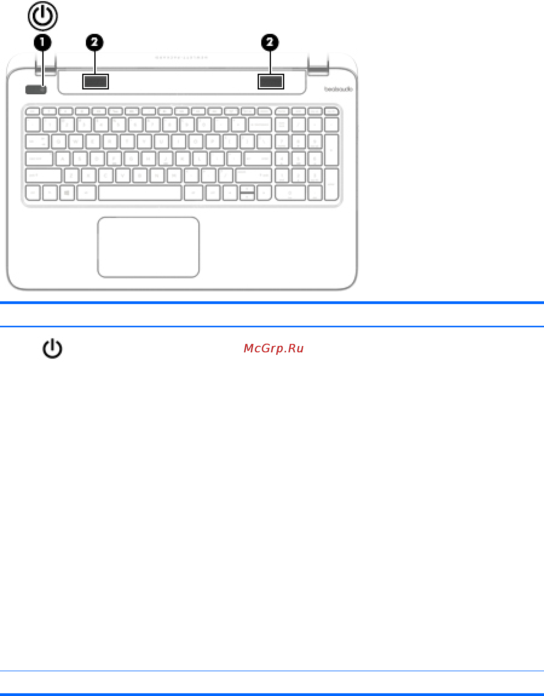 HP 15-p258ur L1T69EA [27/92] Кнопки и динамики