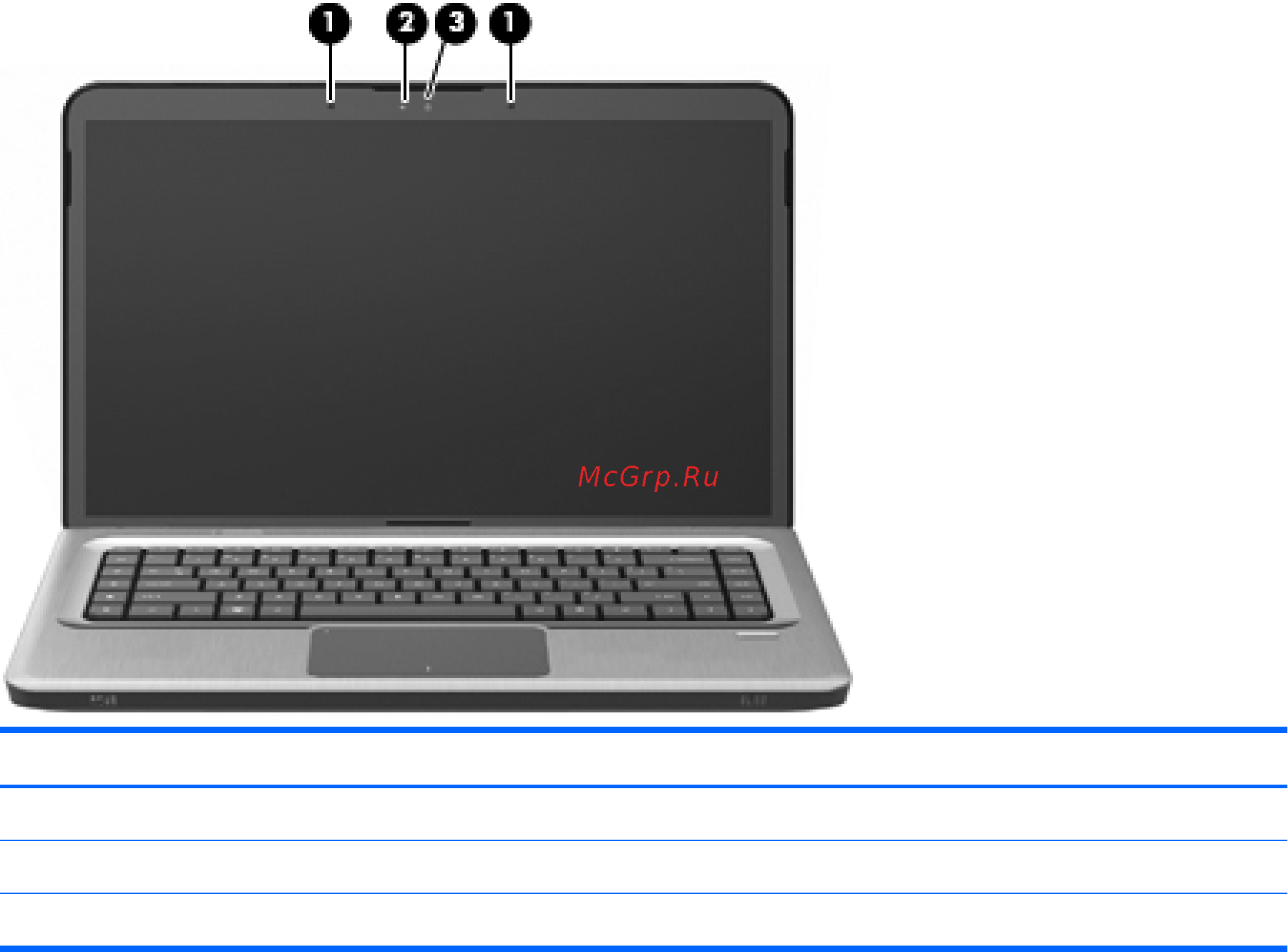 HP Pavilion dv6-3125er XW135EA [77/205] Компоненты экрана