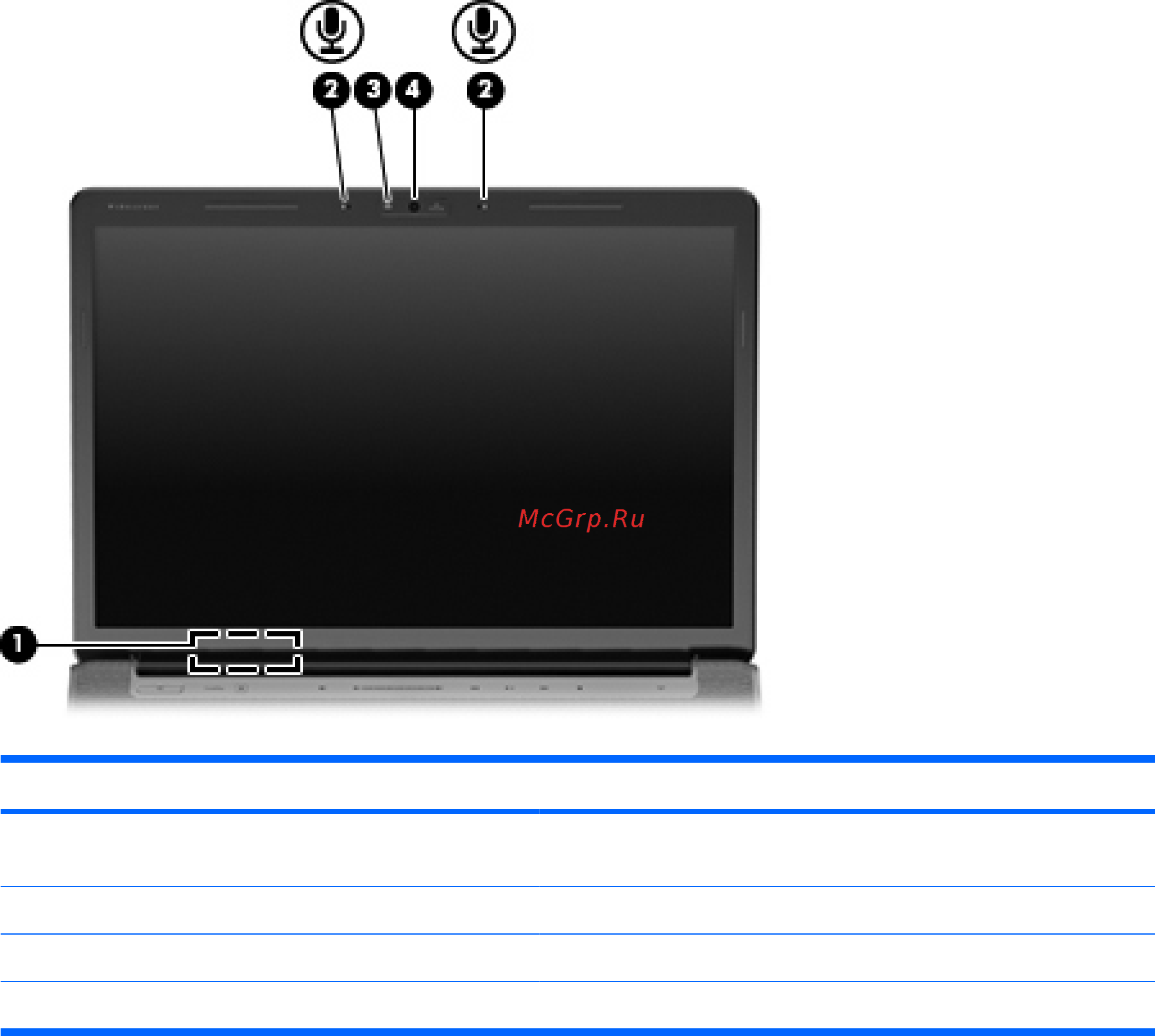 HP Pavilion dv7-1090er [77/320] Компоненты экрана
