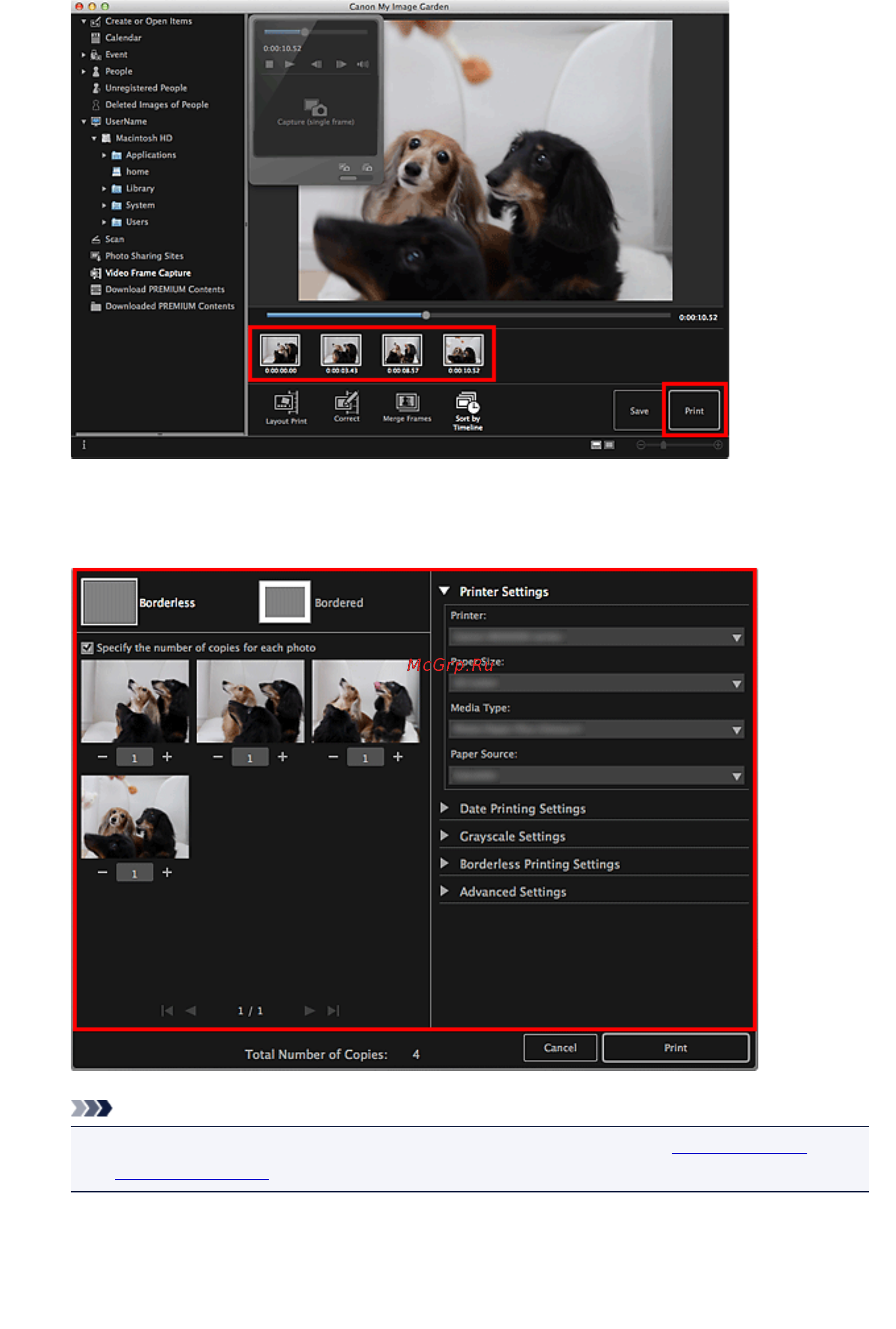 Canon PIXMA MG2940 [110/339] Примечание