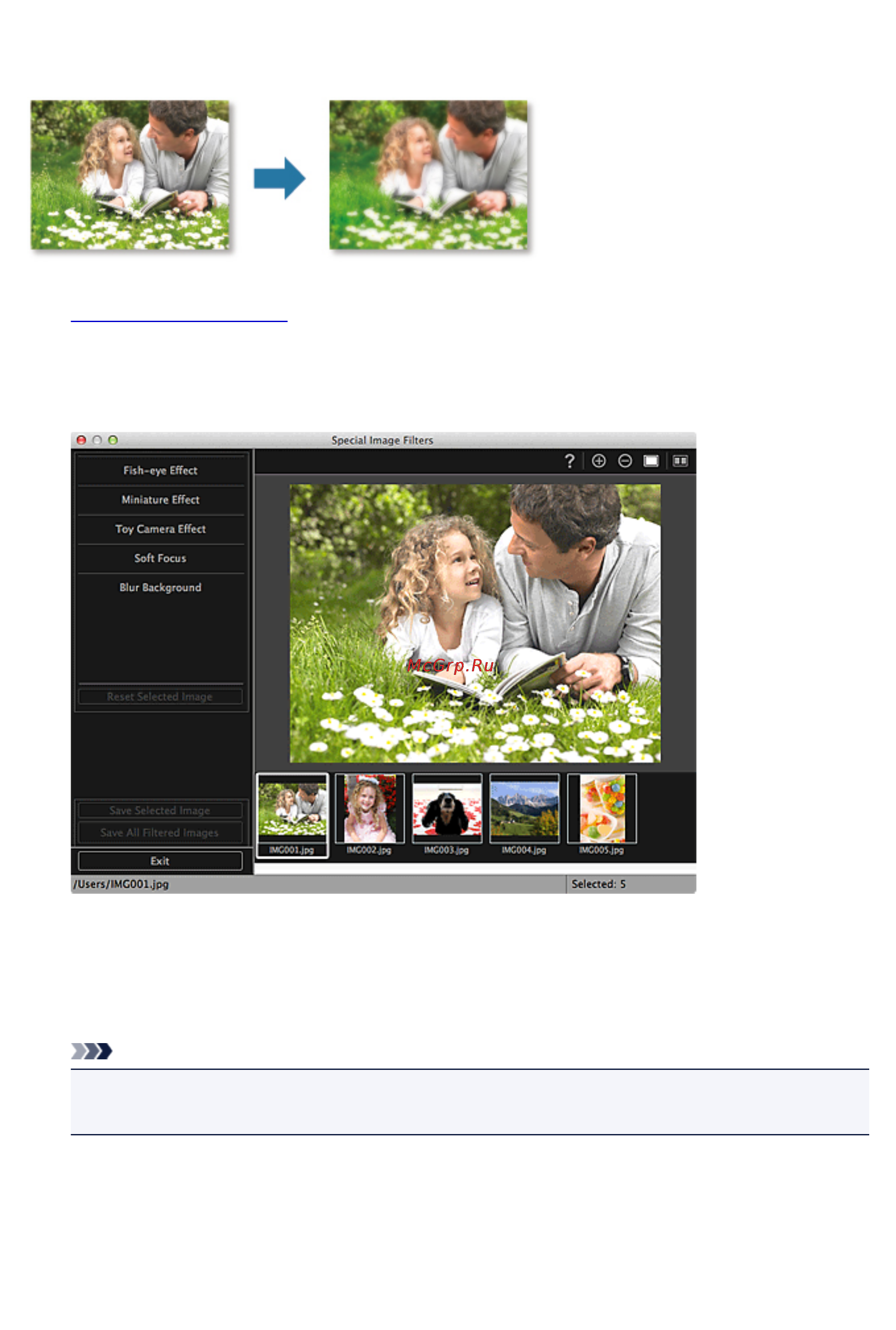 Canon Pixma MP280 [201/339] Улучшение с помощью мягкого фокуса