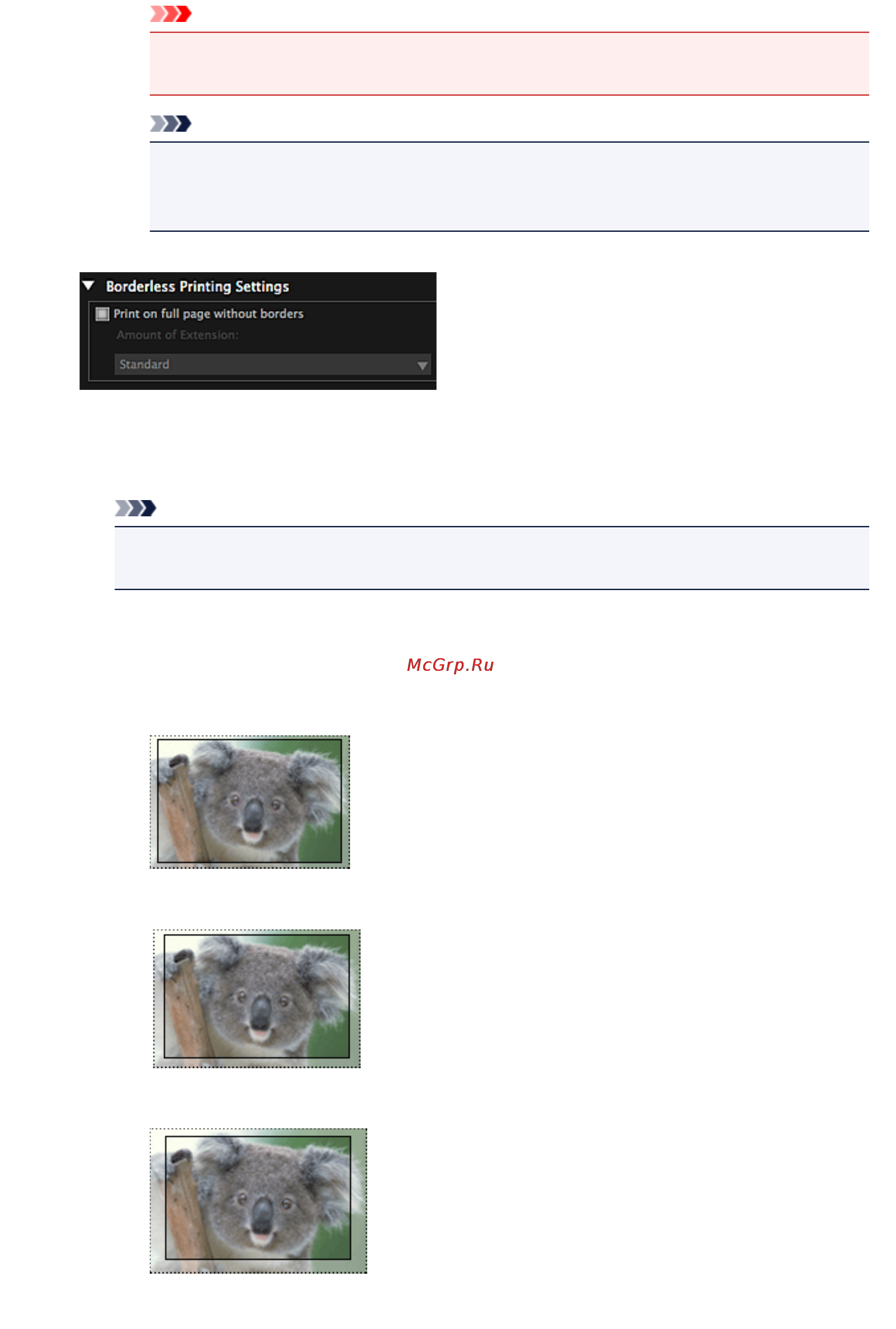 Canon PIXMA MG2940 [325/339] Внимание