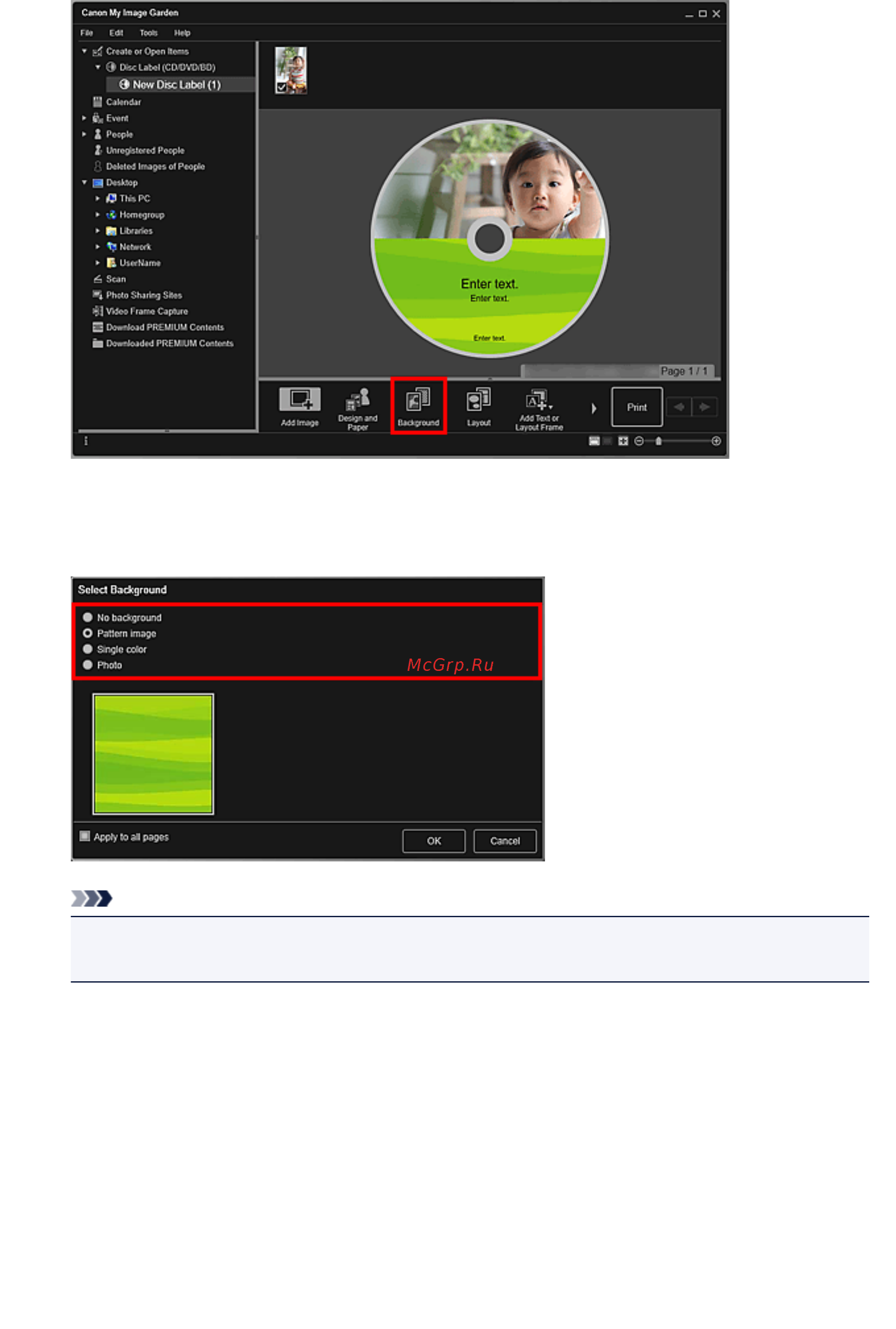 Canon Pixma MP280 [130/337] Примечание