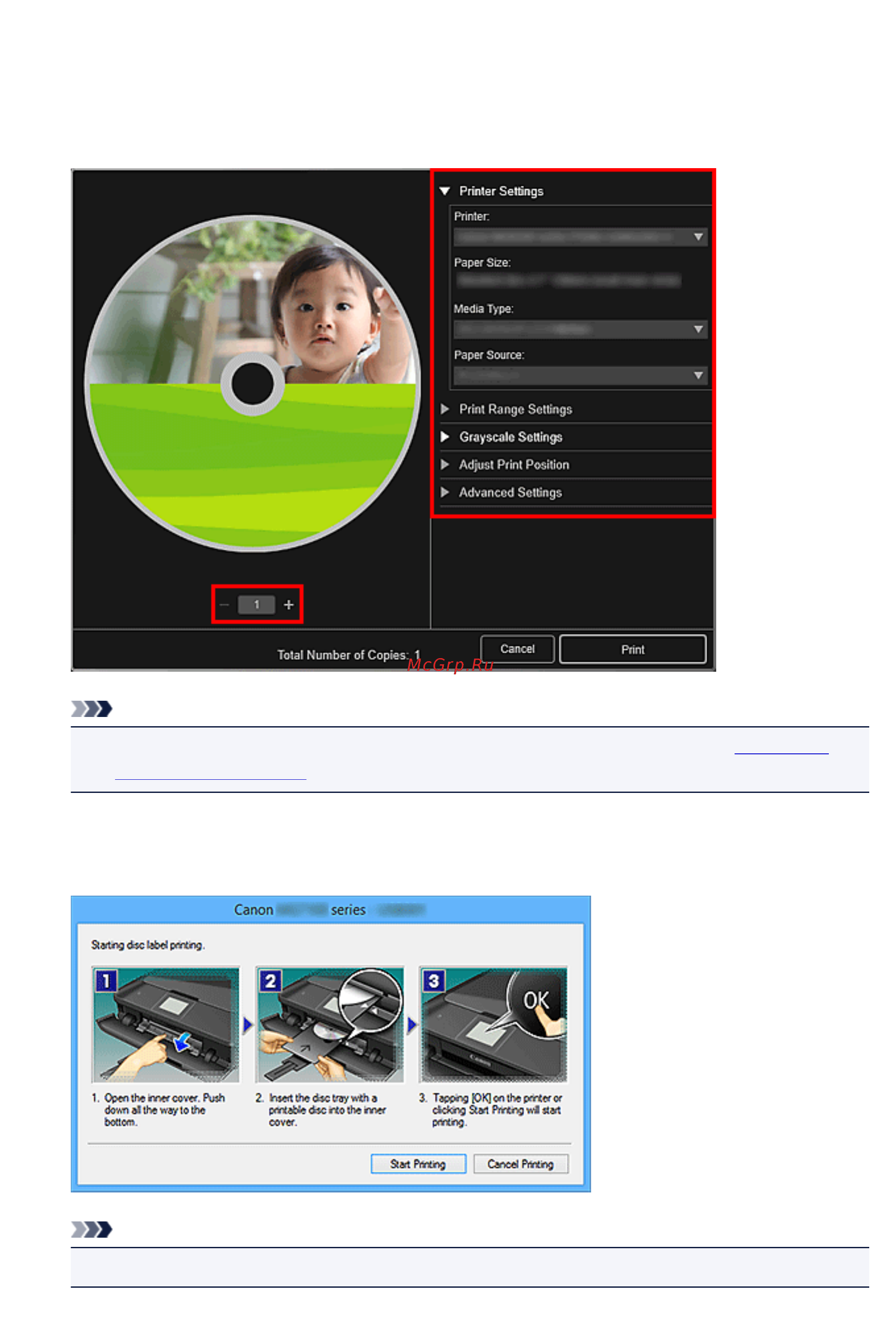 Canon Pixma MP280 [57/337] Примечание