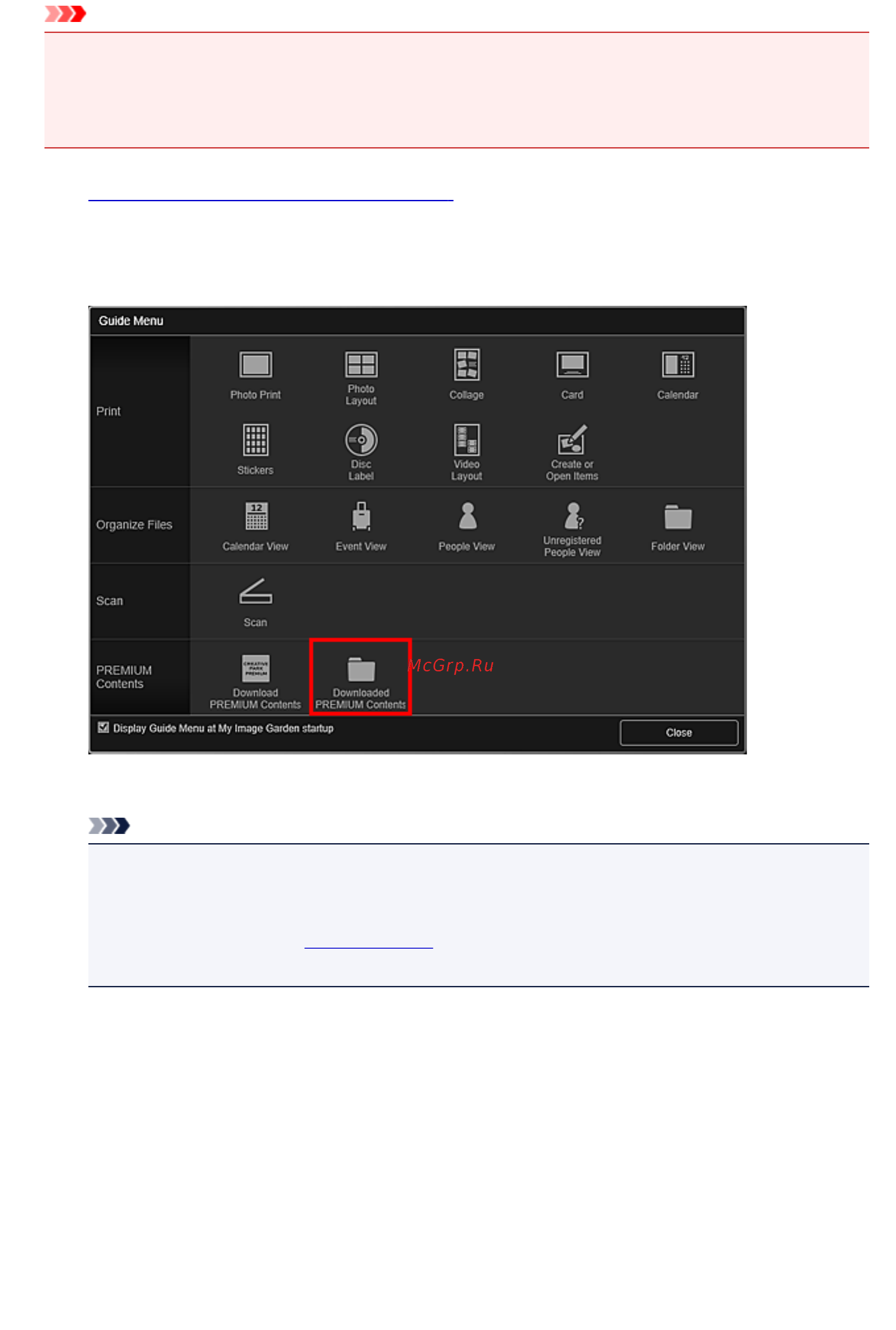 Canon Pixma MP280 [95/337] Внимание