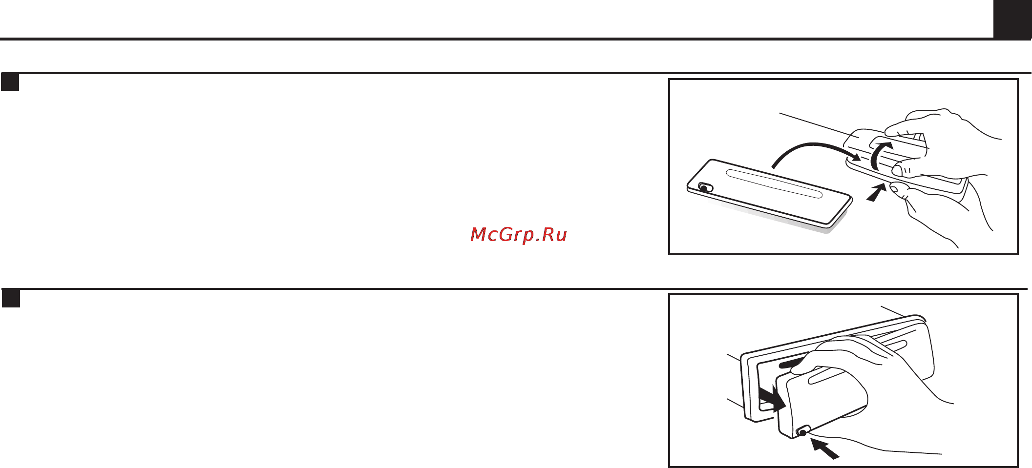 Foryou CM-110 Bl MP3 [5/15] Снятие и установка лицевой панели