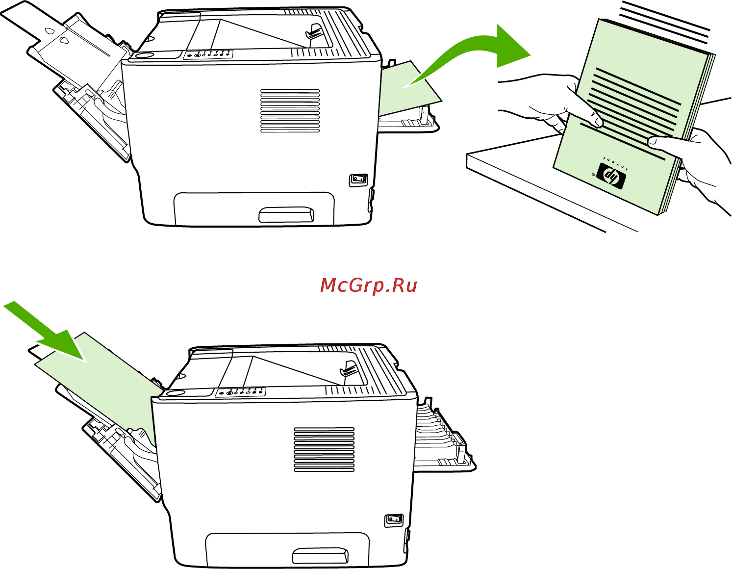 HP LaserJet P2015 Инструкция по эксплуатации онлайн [51/174] 131384