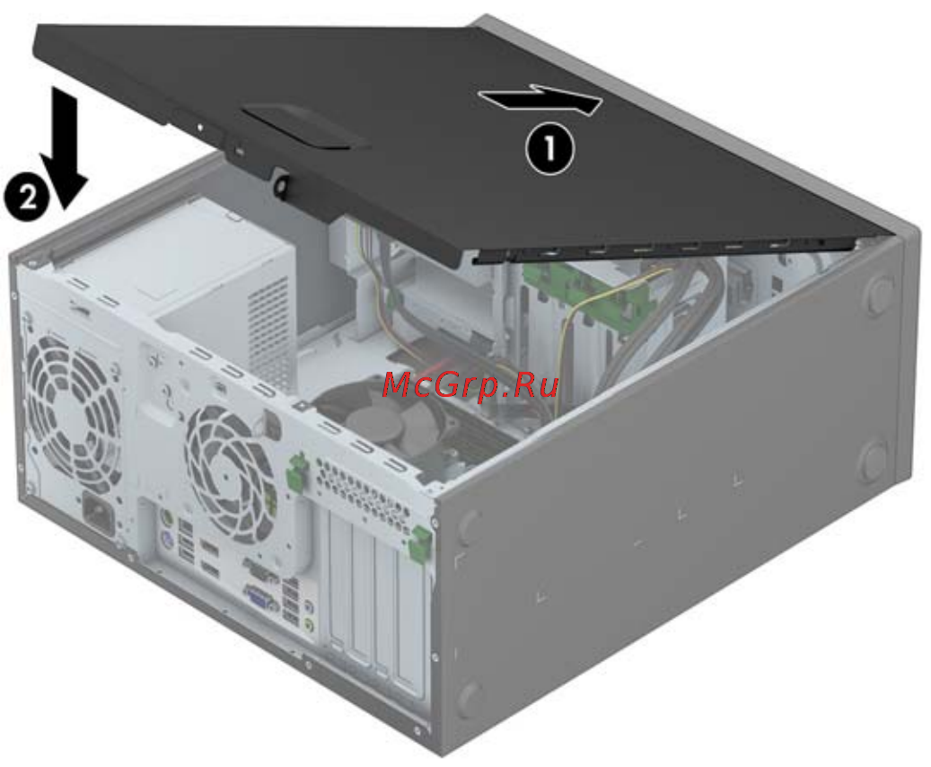 HP ProDesk 600 J0F25EA [23/129] Замена защитной панели компьютера