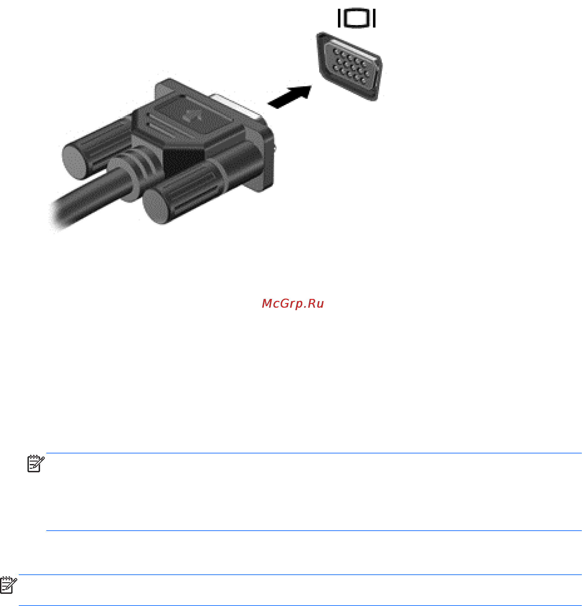 HP 15-r268ur (L2V17EA) [38/88] Подключение видеоустройств с помощью кабеля vga только в некоторых моделях