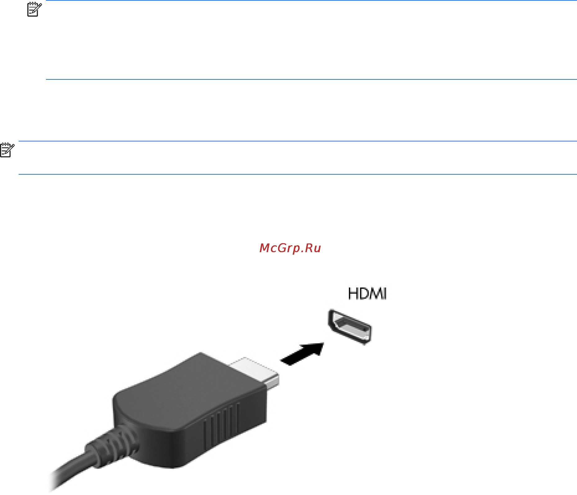HP Stream 13-c050ur (K6D08EA) [34/76] Подключение видеоустройств с помощью кабеля hdmi только на некоторых моделях
