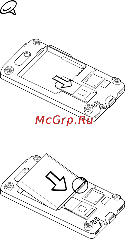 HTC T5555 HD Mini [25/292] Установка sim карты