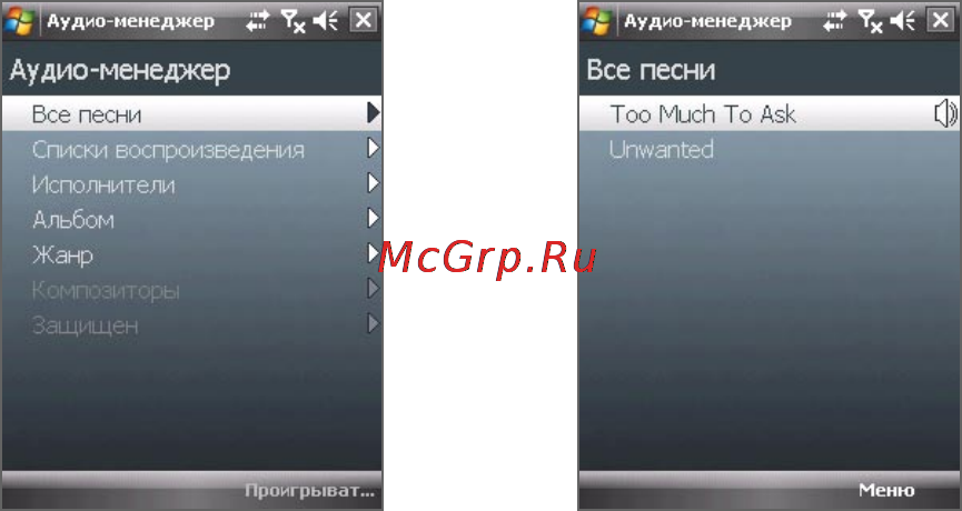 HTC P3452 Touch [178/214] Аудио менеджер