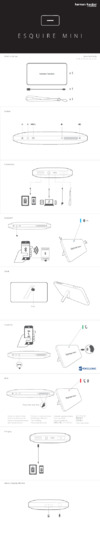 Harman/Kardon Esquire Mini Black (HKESQUIREMINIBLKEU) Инструкция по эксплуатации