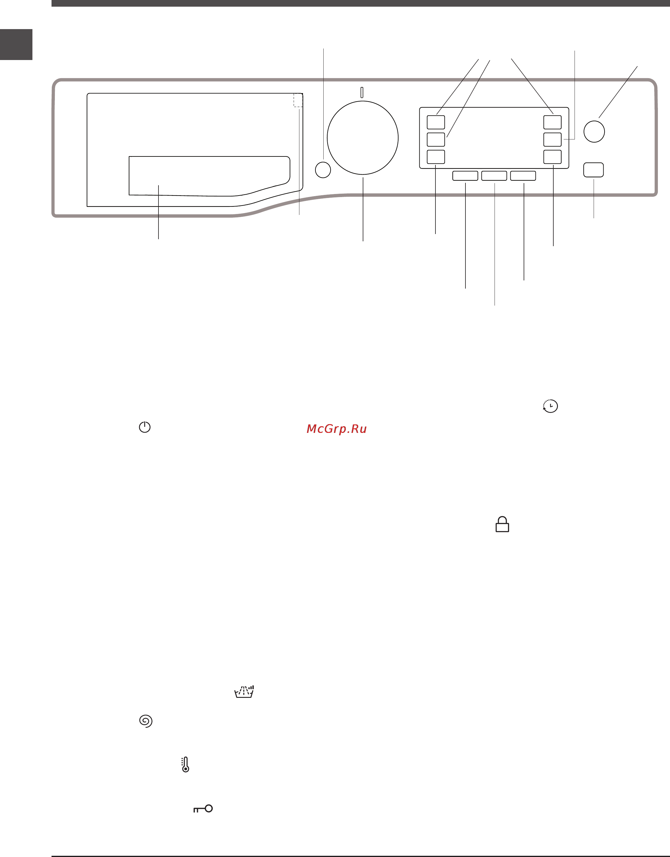 Hotpoint-Ariston RPD 926 DD EU [7/13] Дисплей