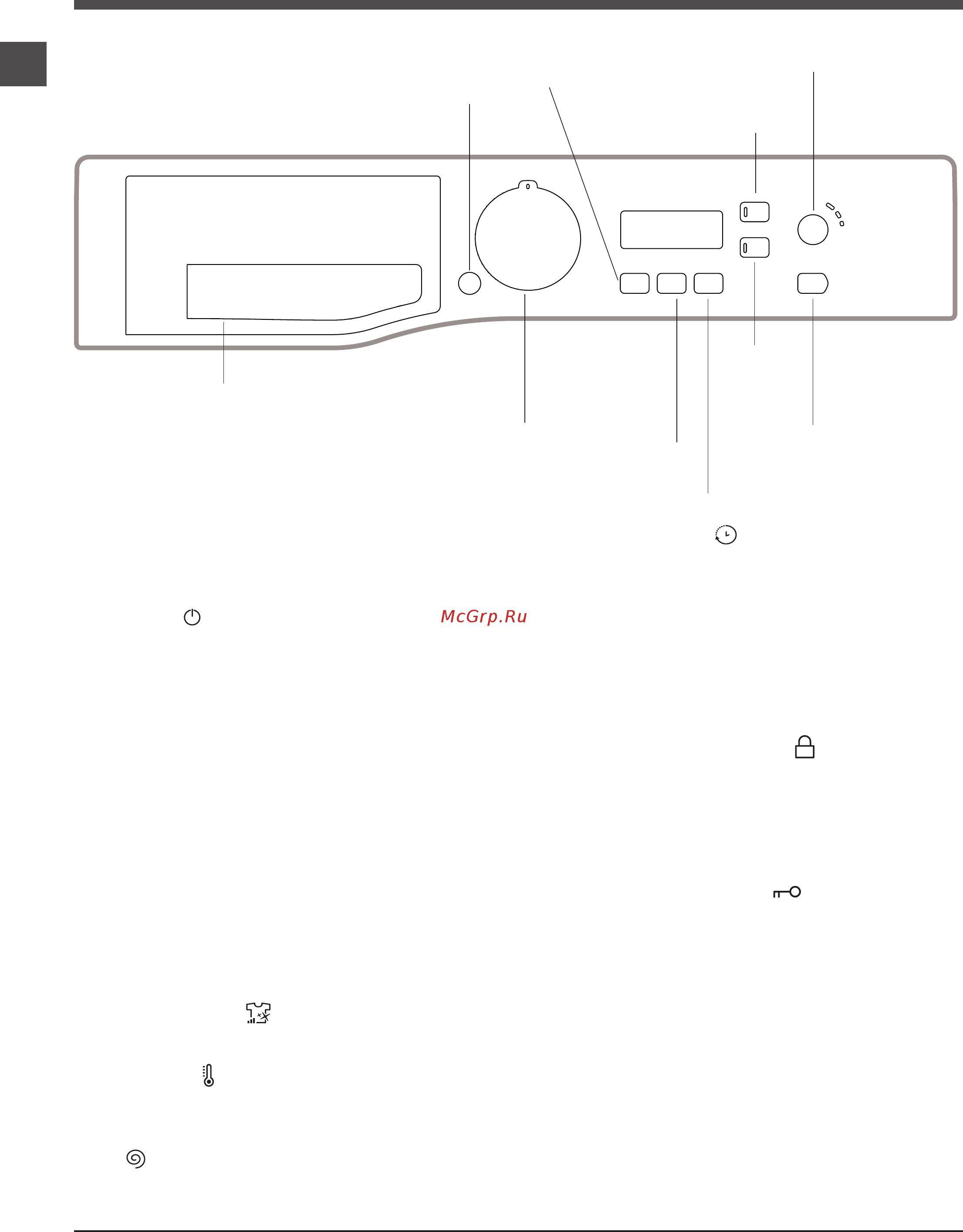 Hotpoint-Ariston VMUF 501 B [16/24] Кір жуғыш машина сипаттамасы