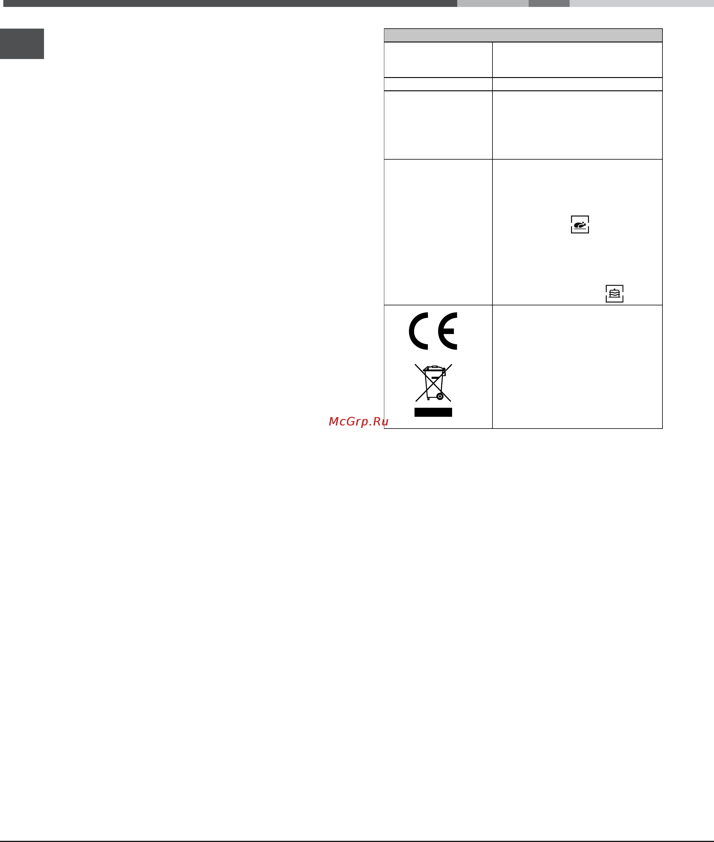 Hotpoint-Ariston H837C.1IXHA [4/12] Техническое обслуживание