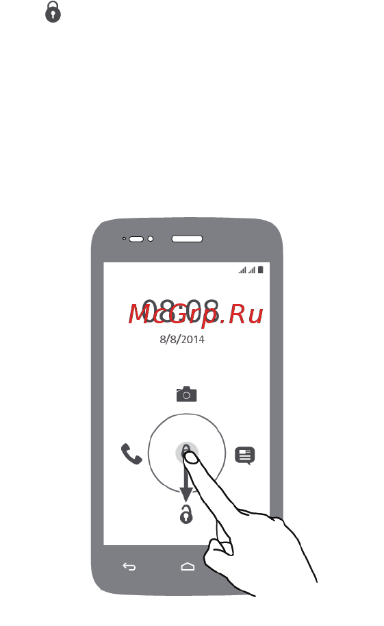 Huawei Honor 3C Lite Black/White [7/31] Блокировка и разблокировка экрана