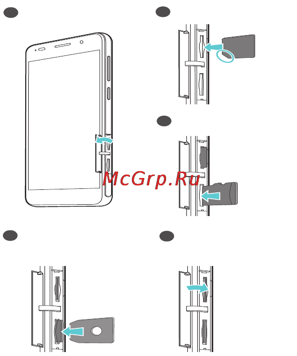 Huawei Honor 6 White [3/34] Установка sim карты