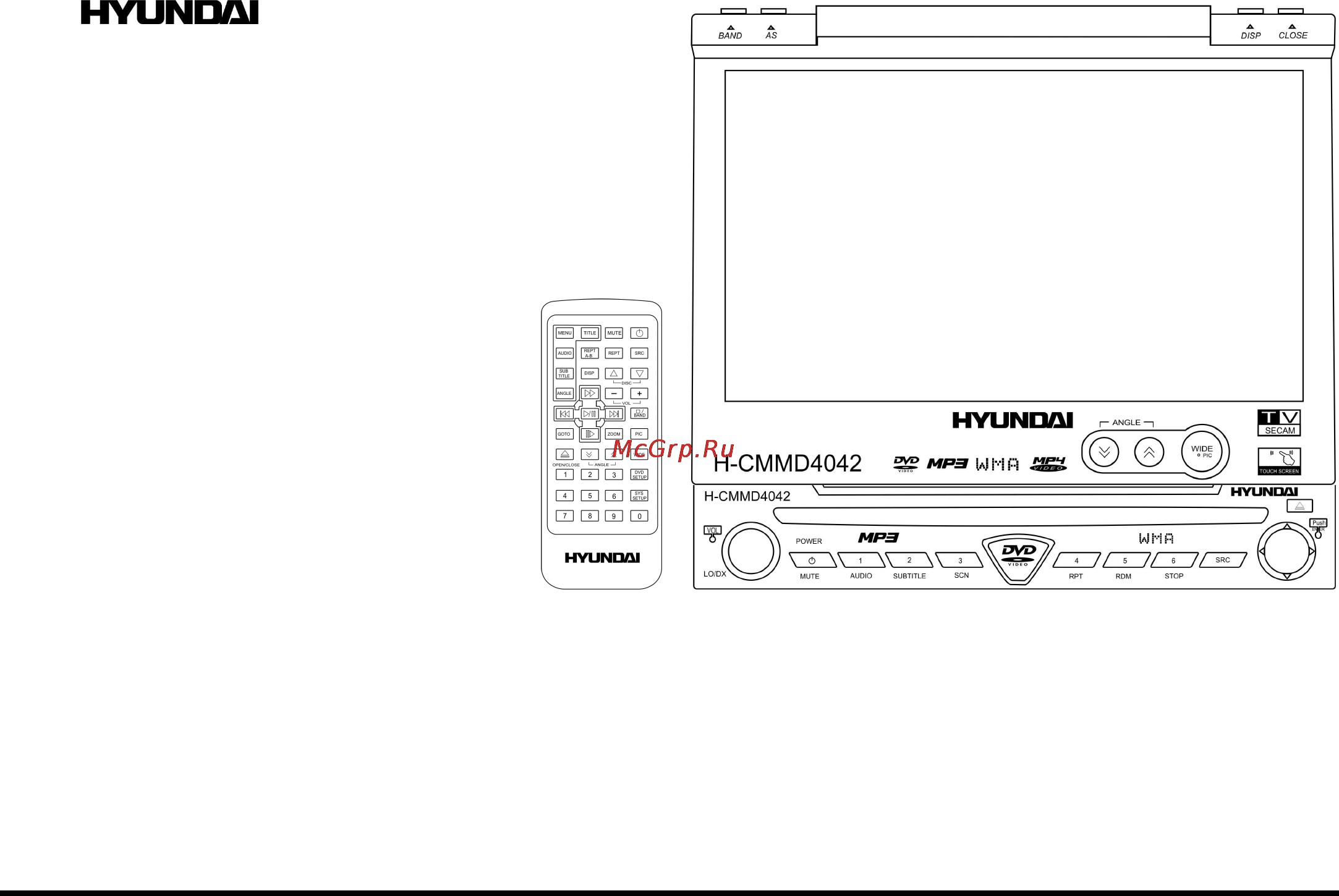Hyundai CMMD 4042 Инструкция по эксплуатации онлайн