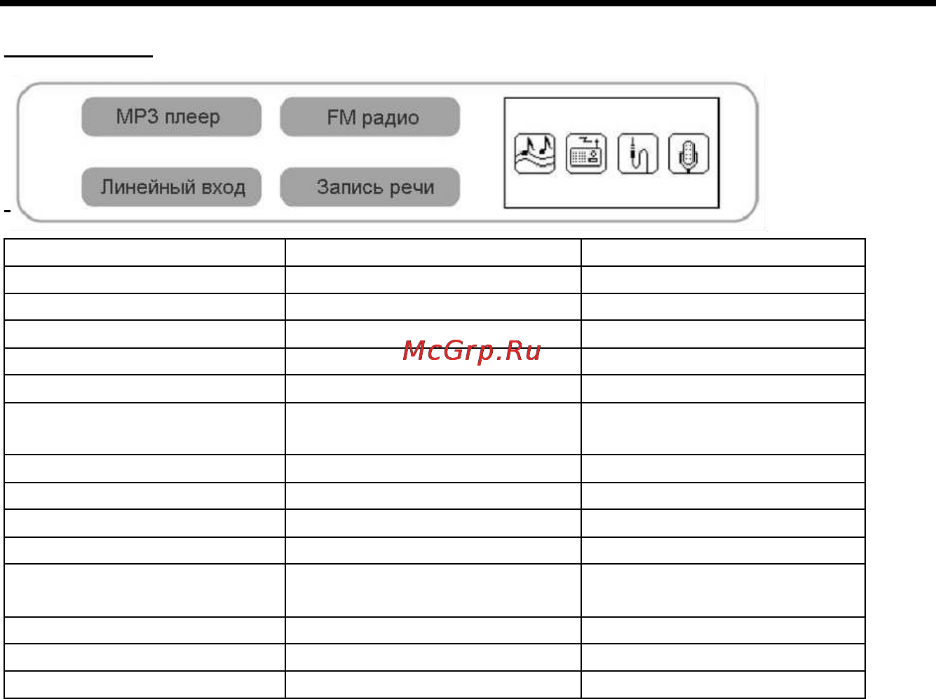 Hyundai HF2563 256Mb [11/49] Структура меню