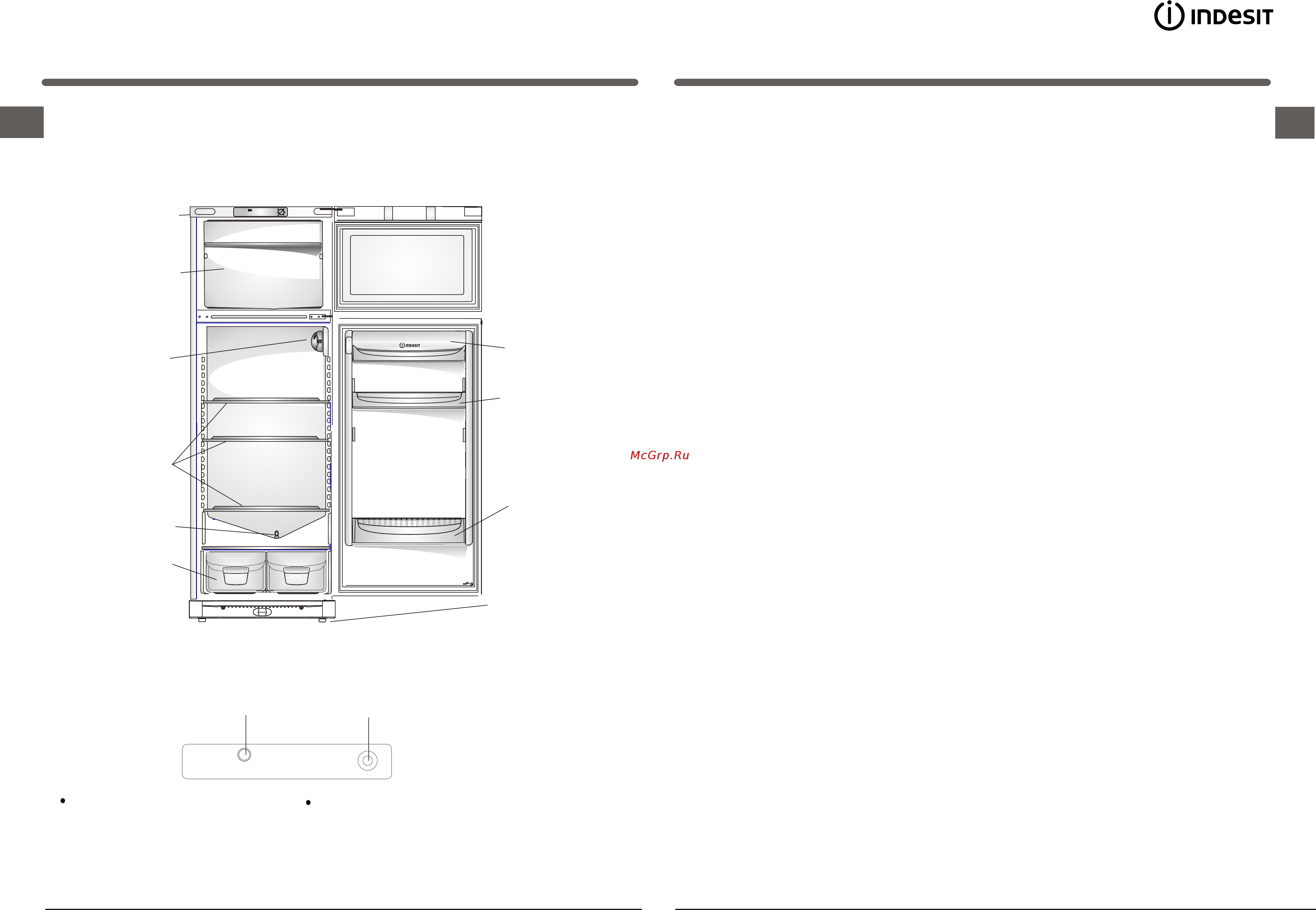 Indesit T 14R.024-Wt-SNG [7/10] Control panel