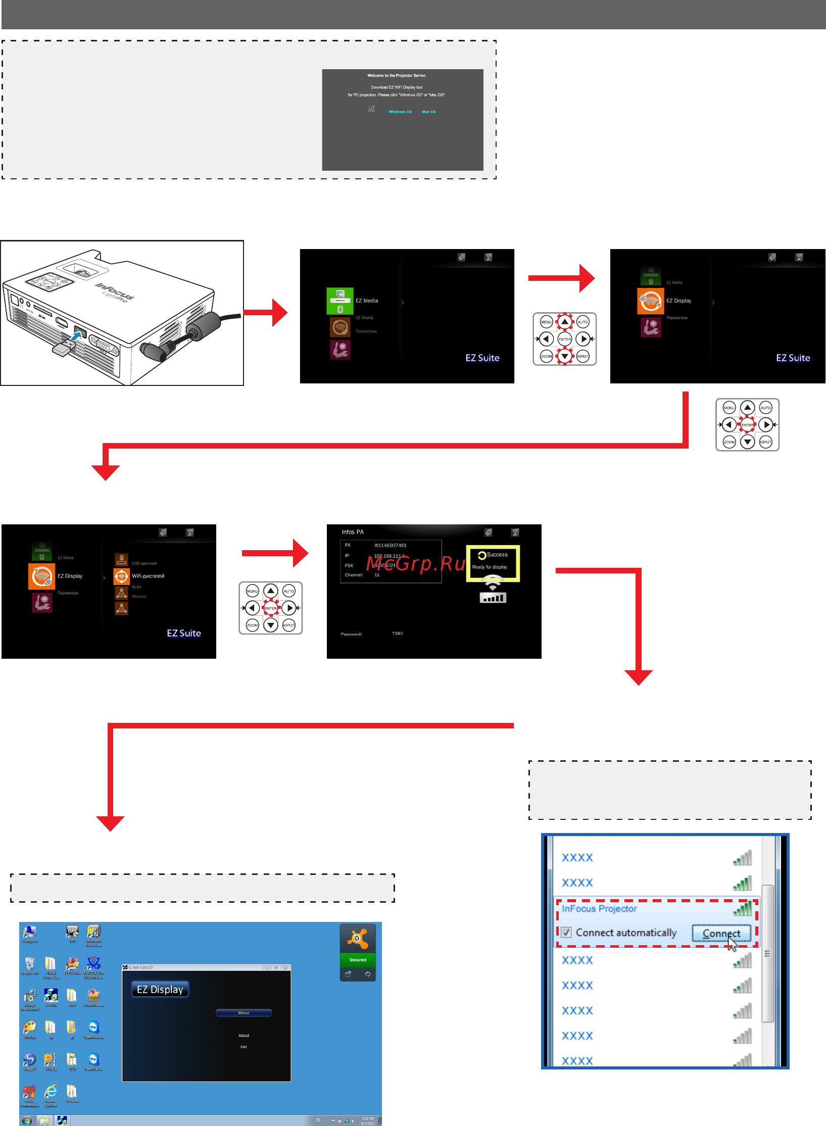 InFocus IN1146 [17/26] Wi fi display
